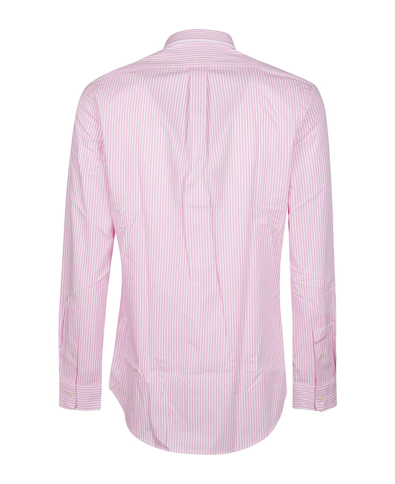 Polo Ralph Lauren Long Sleeve Sport Shirt - Pink/white
