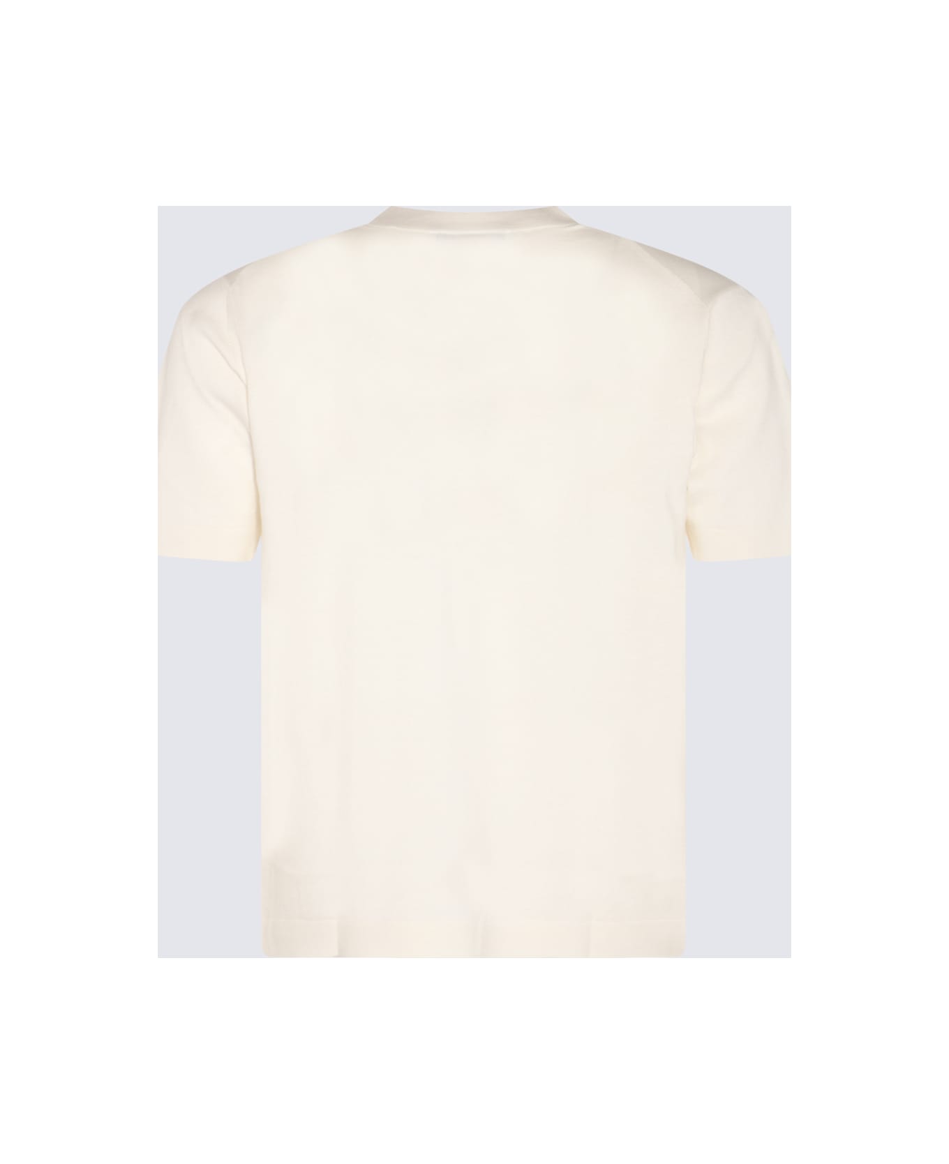 Cruciani White Cotton T-shirt - White