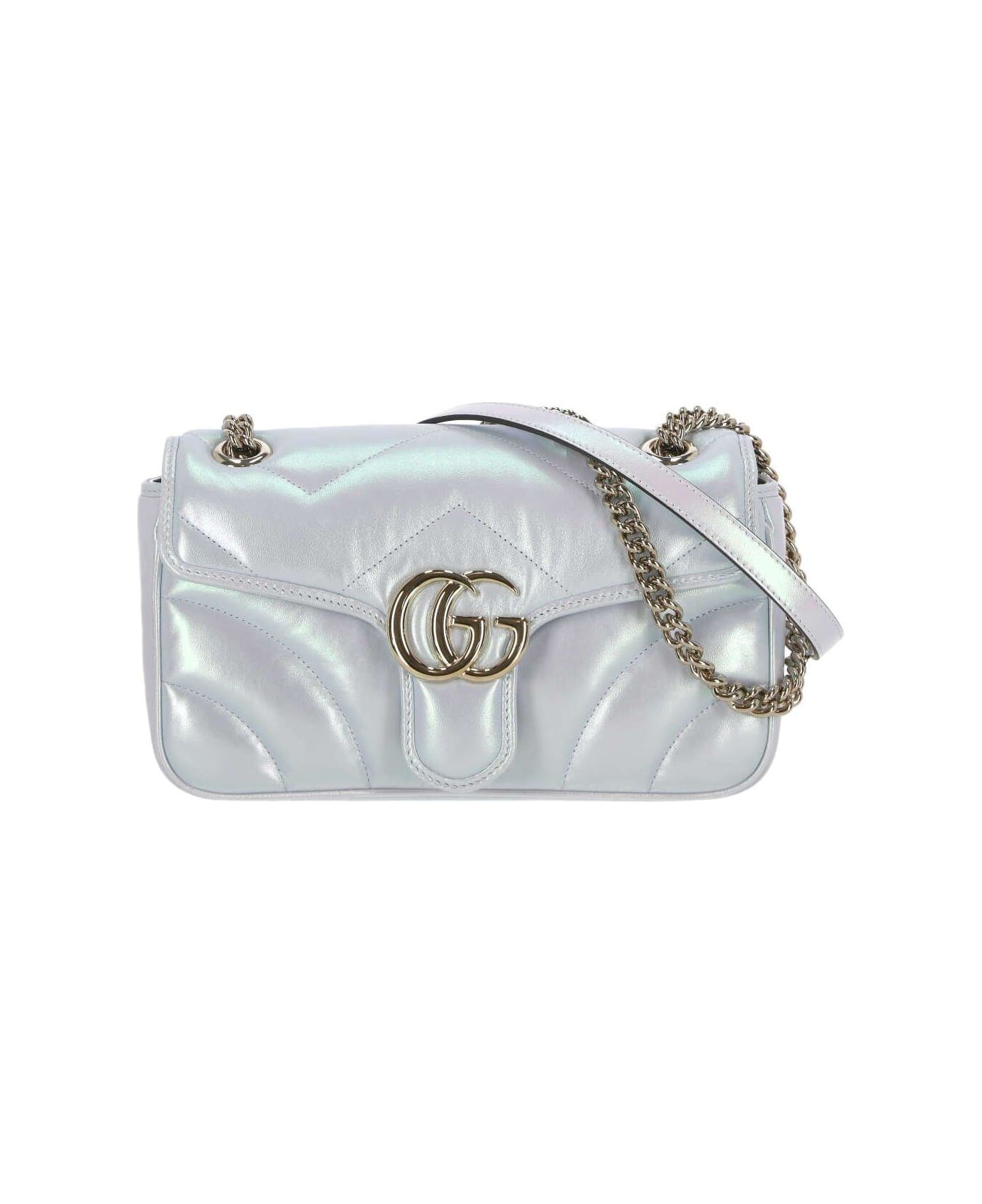 Gucci Gg Marmont Small Shoulder Bag - Iride Snow ショルダーバッグ