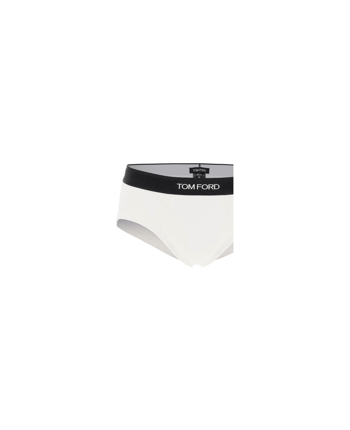 Tom Ford 'bi-pack Logo Band Slip With - WHITE (White)