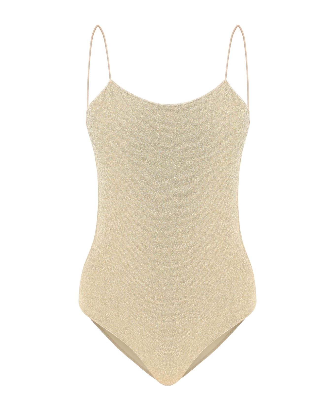 Oseree Lurex Swimsuit - PLATINUM (Gold) ワンピース