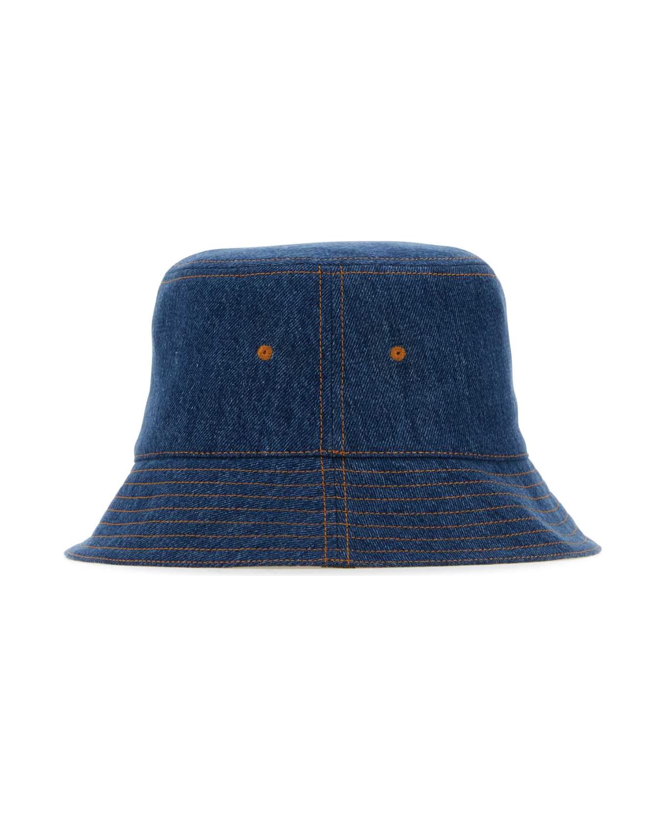 Burberry Denim Bucket Hat - WASHEDINDIGO