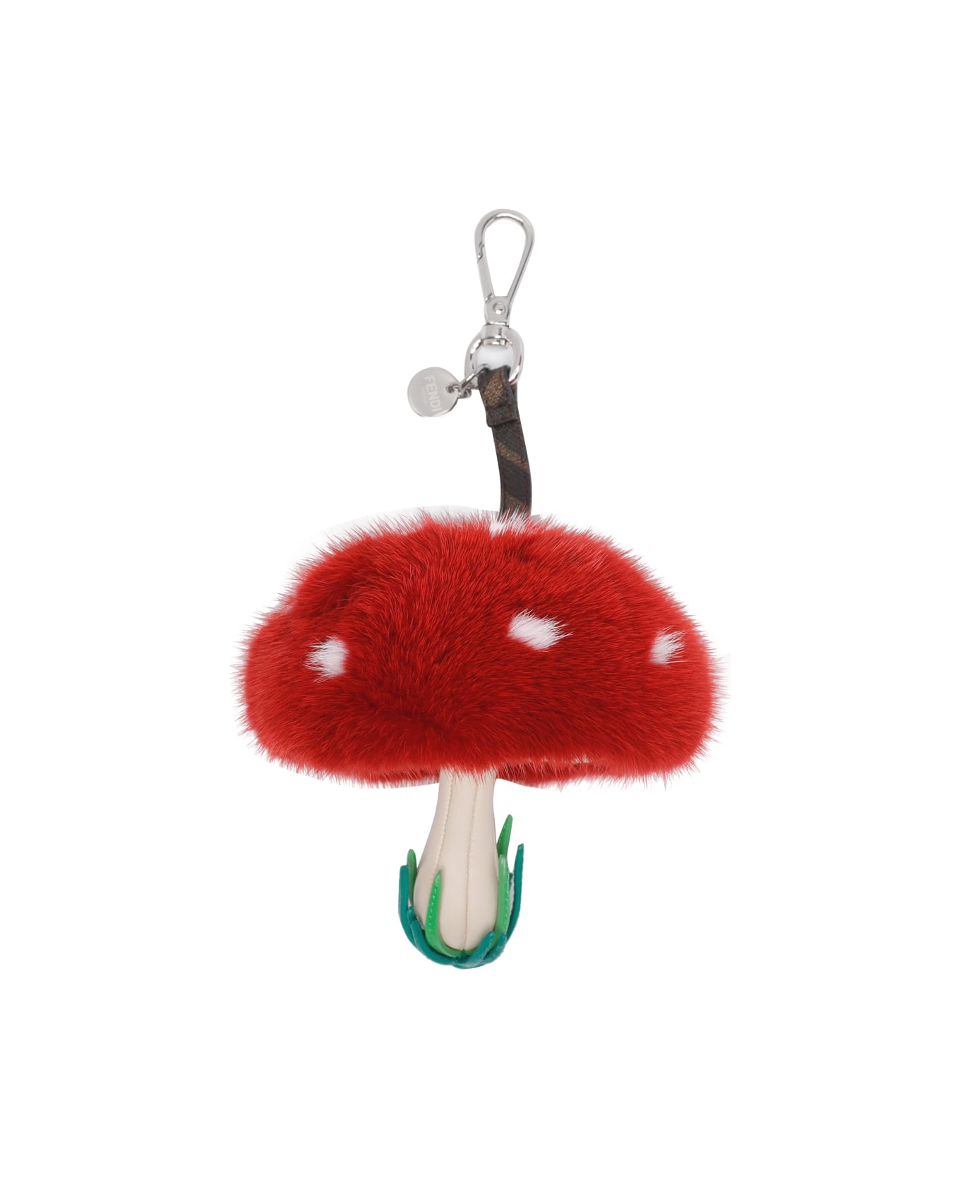Fendi Mushroom Charm - Red
