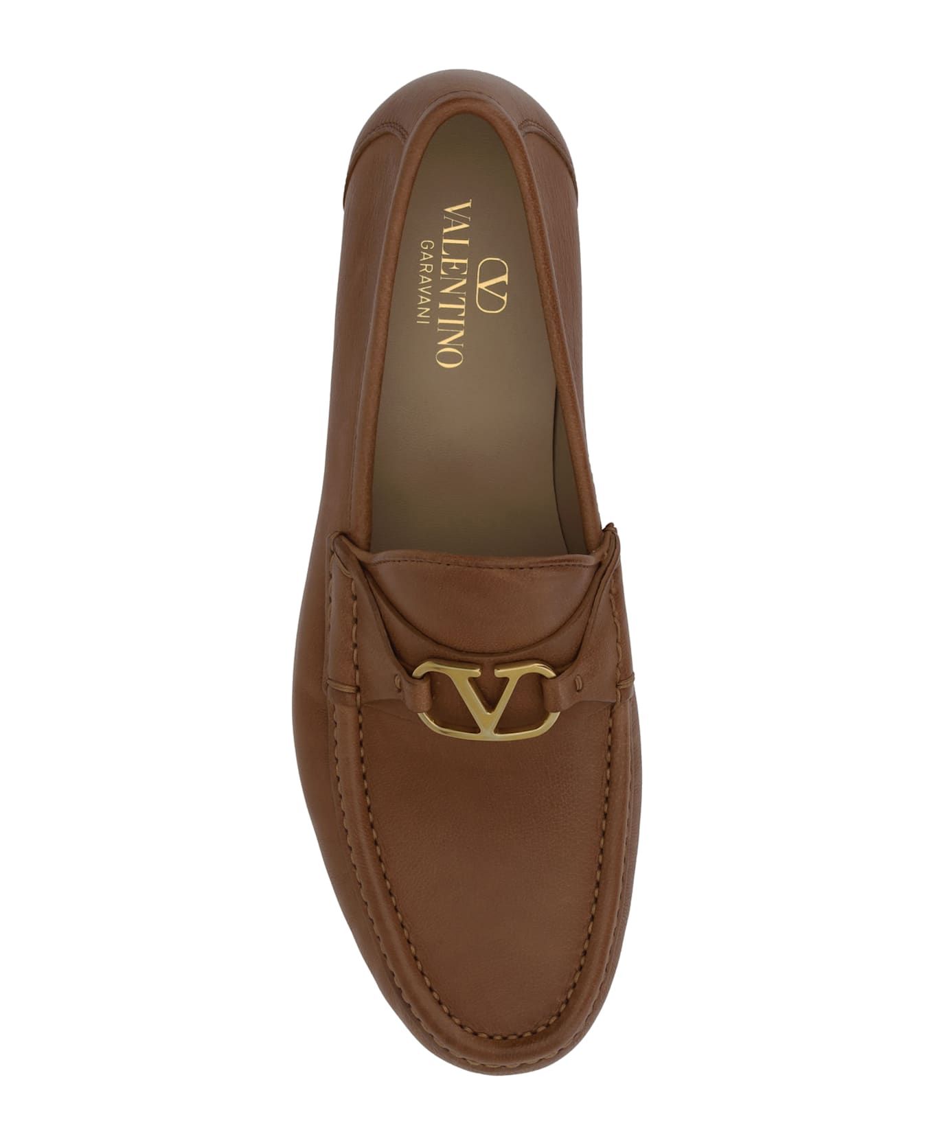 Valentino Garavani Loafers - Leather Brown