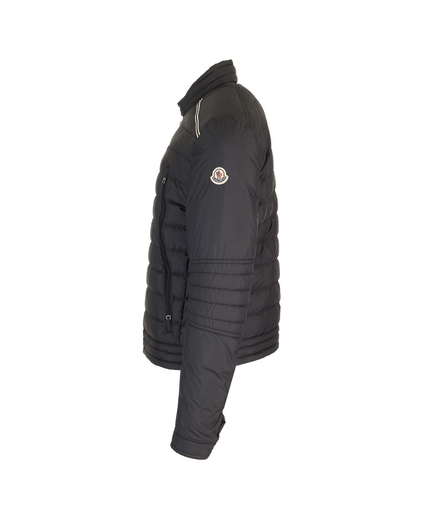 Moncler Zip-up Padded Jacket - Black