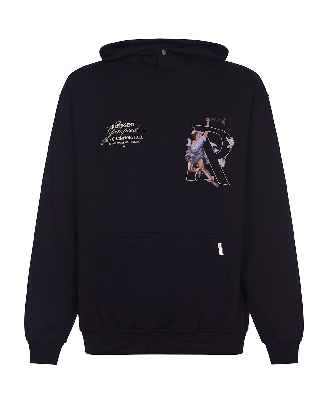 REPRESENT Hermes Hoodie - Jet Black