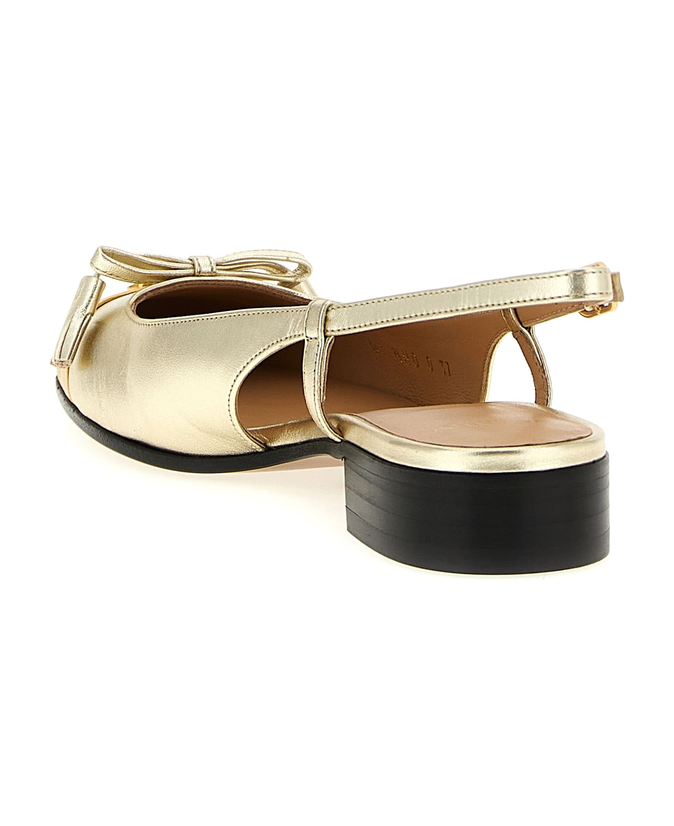 Valentino Garavani 
valet Du Roi
 Slingback - Gold