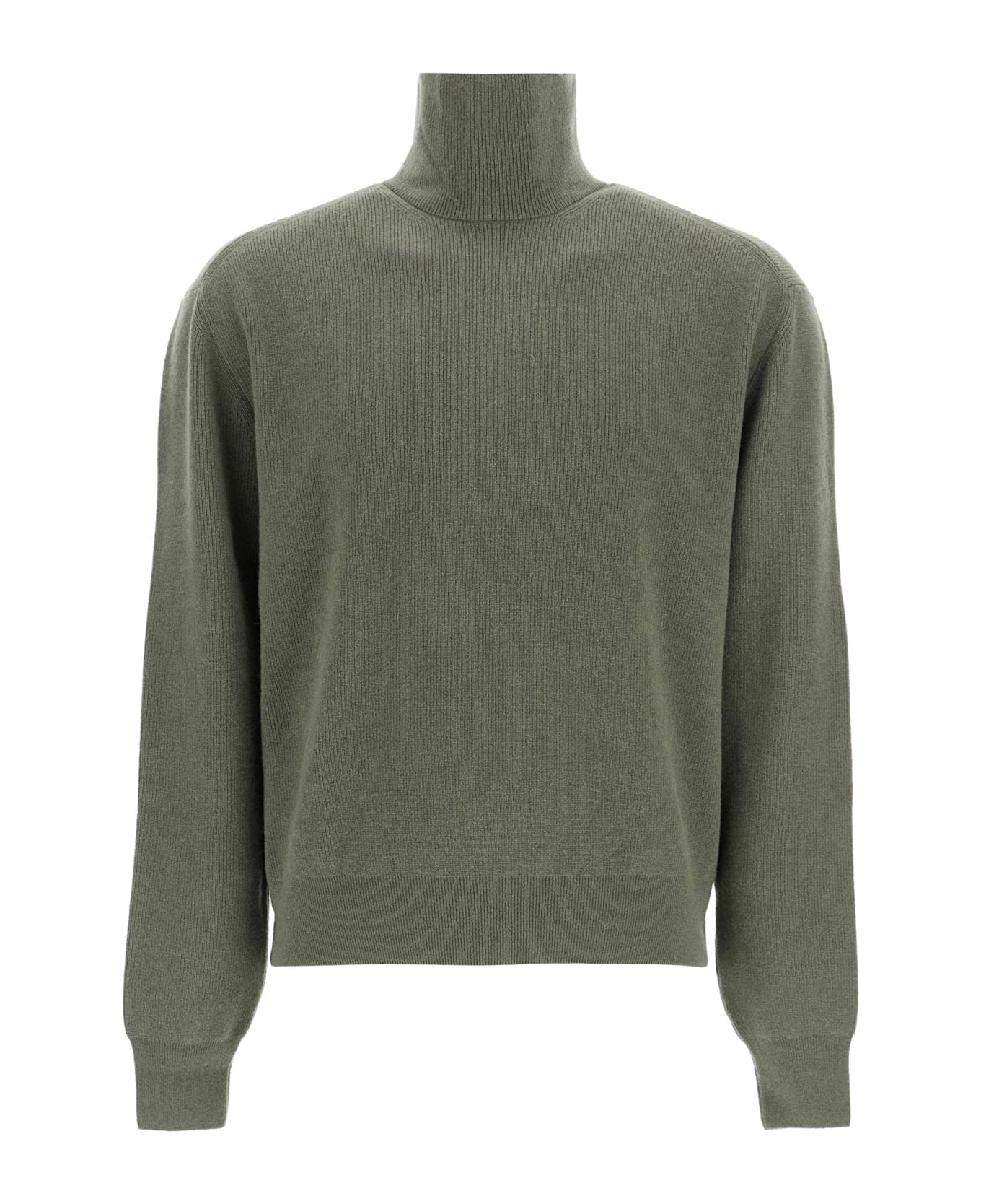 Lemaire High Neck Knitted Jumper - LIGHT MOSS (Green)