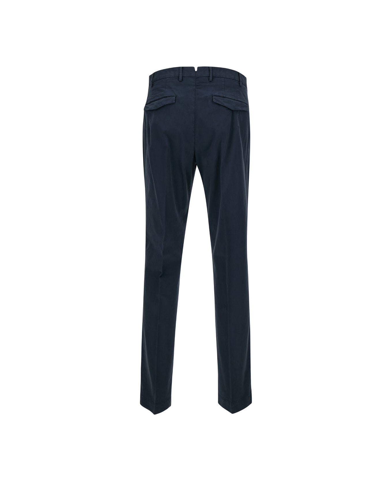 PT01 Sartorial Slim Fit Blu Trousers In Cotton Blend Man - Blu