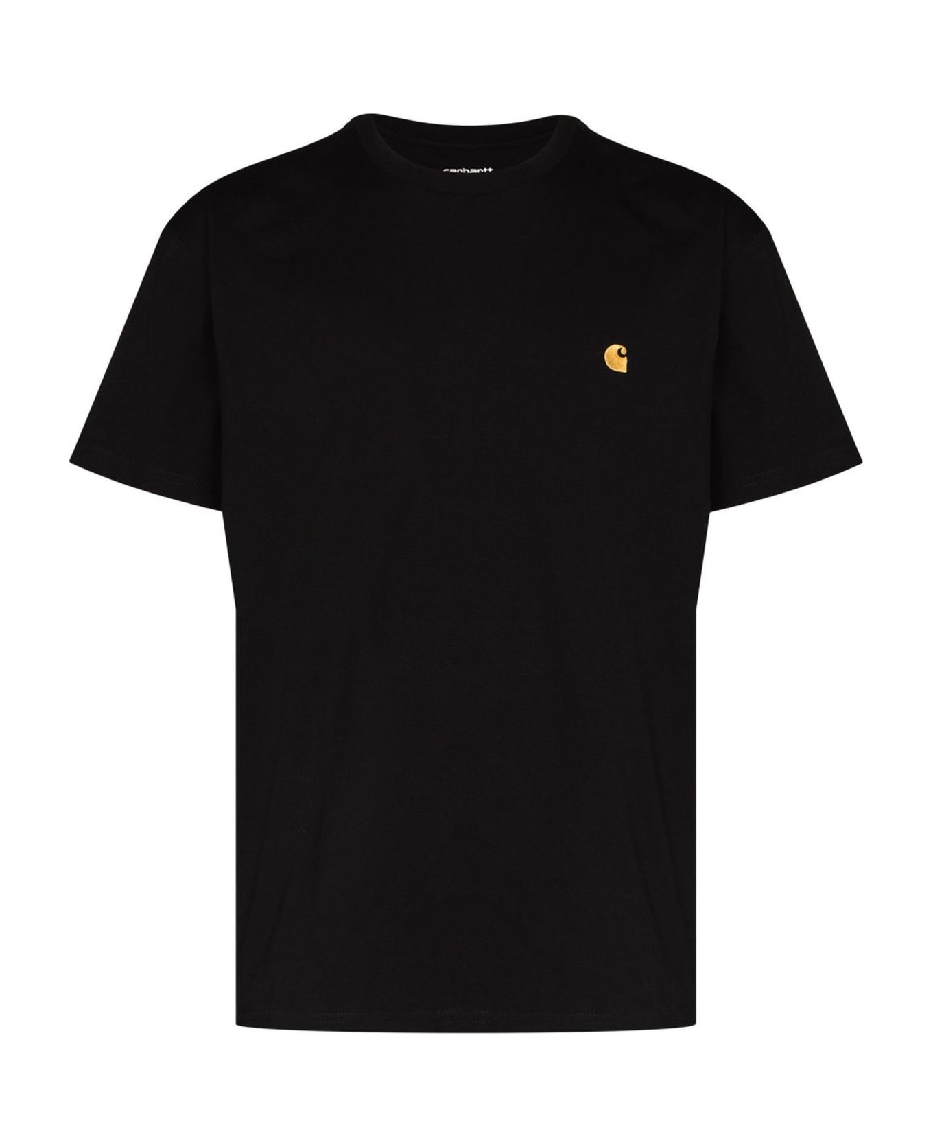Carhartt Black Cotton T-shirt - White