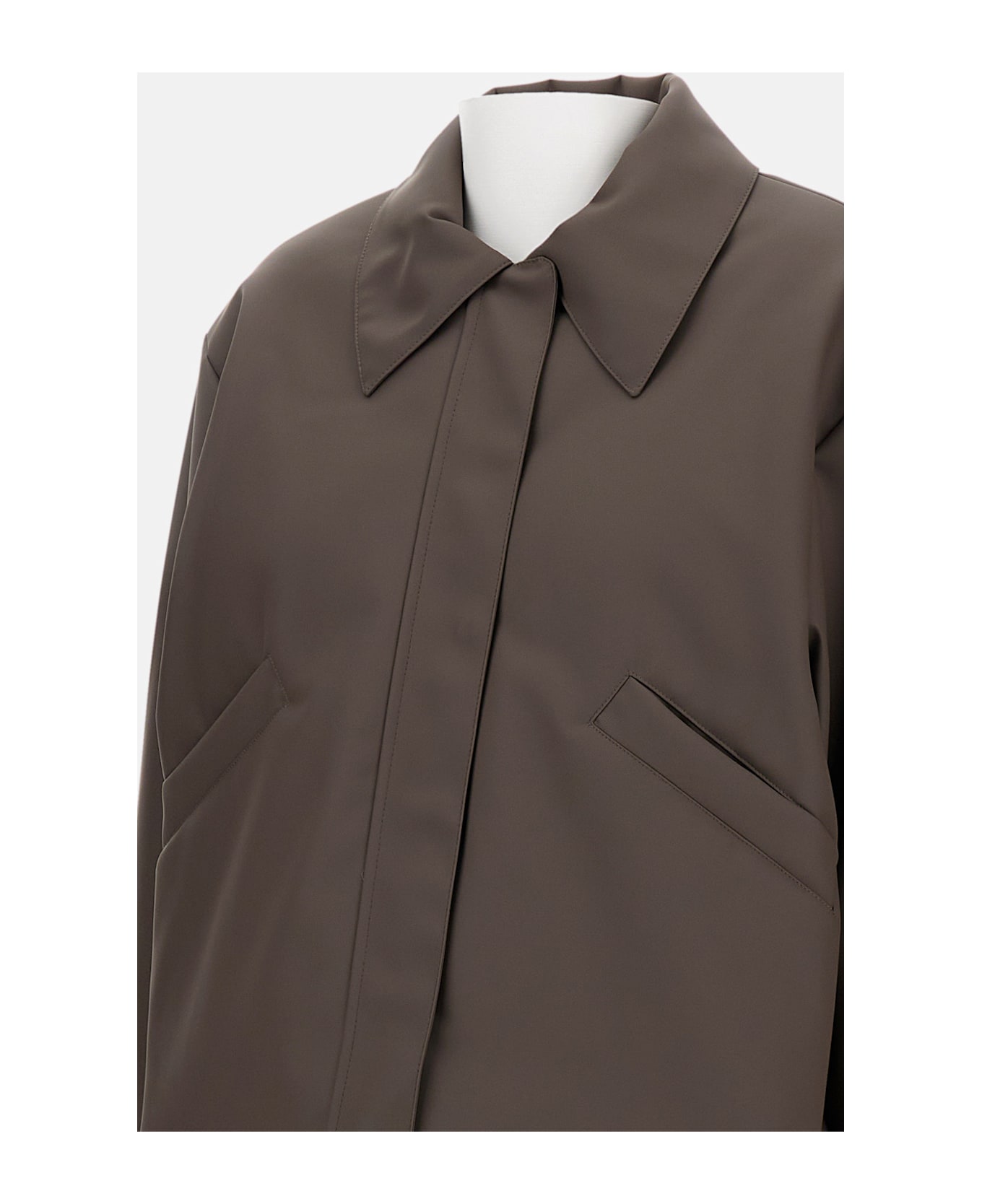 KASSL Editions Bomber Short Rubber - Grey