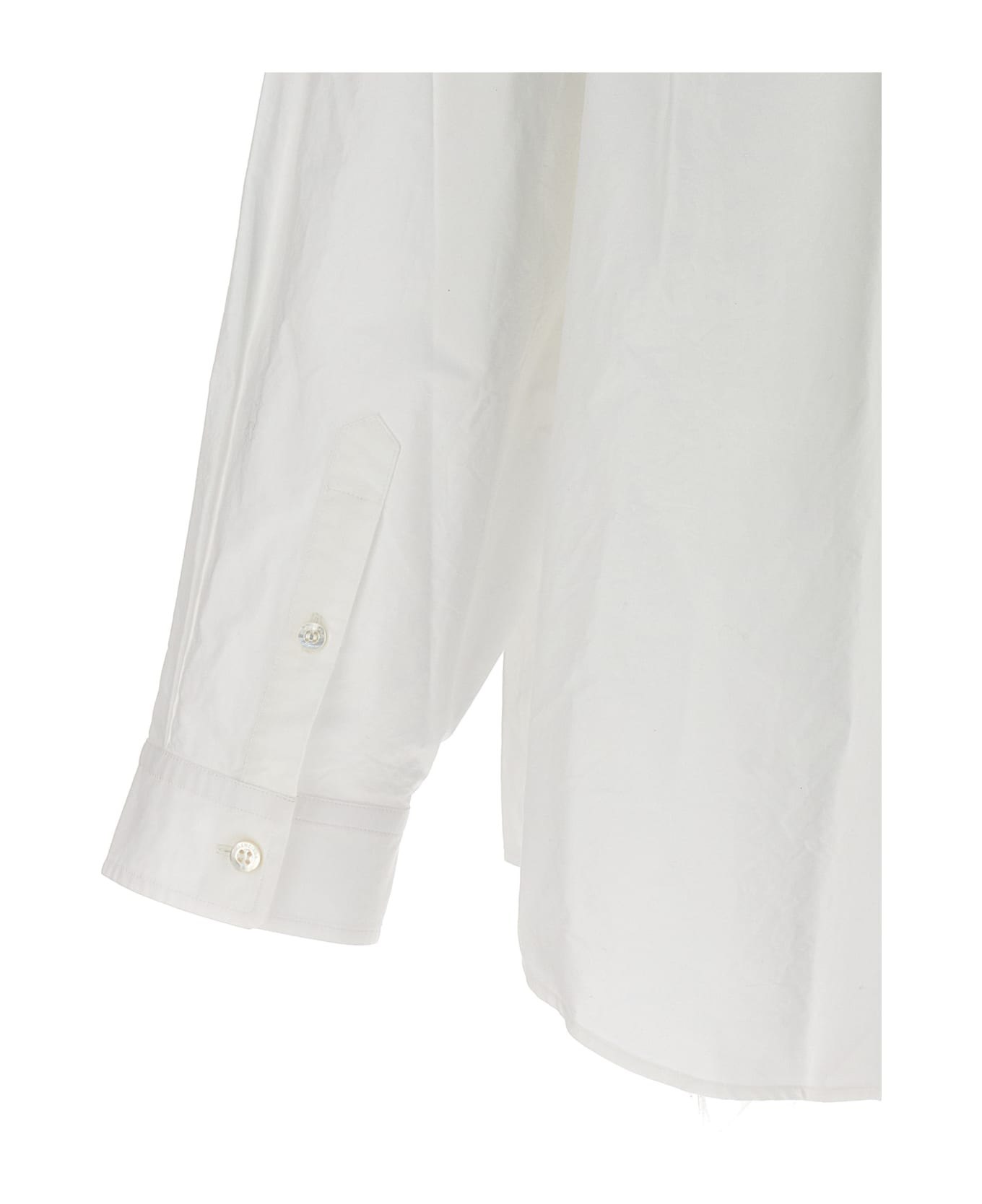 Balenciaga Oversized Shirt - WHITE