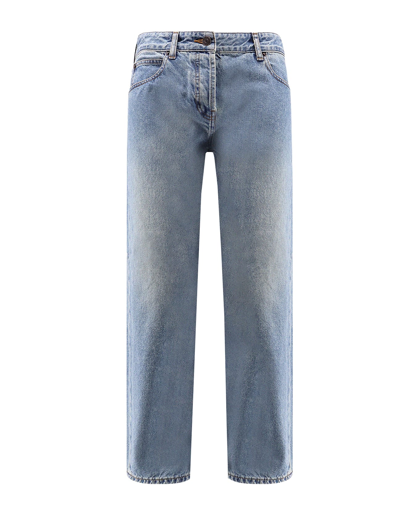 The Row Riaco Cotton Jeans - Blue