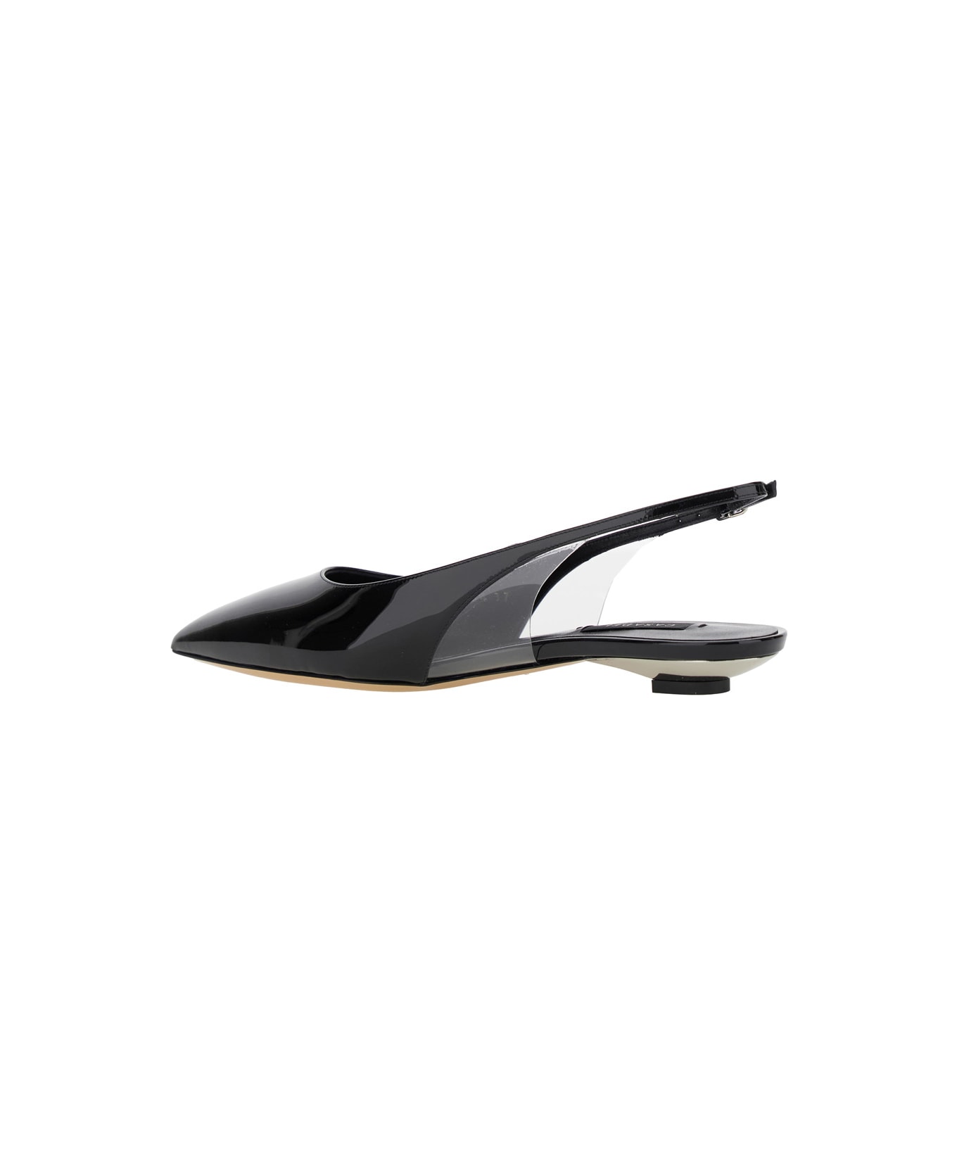 Casadei 
miniblade Tiffany
 Black Slingback Ballet Shoes In Patent Leather Woman - Black