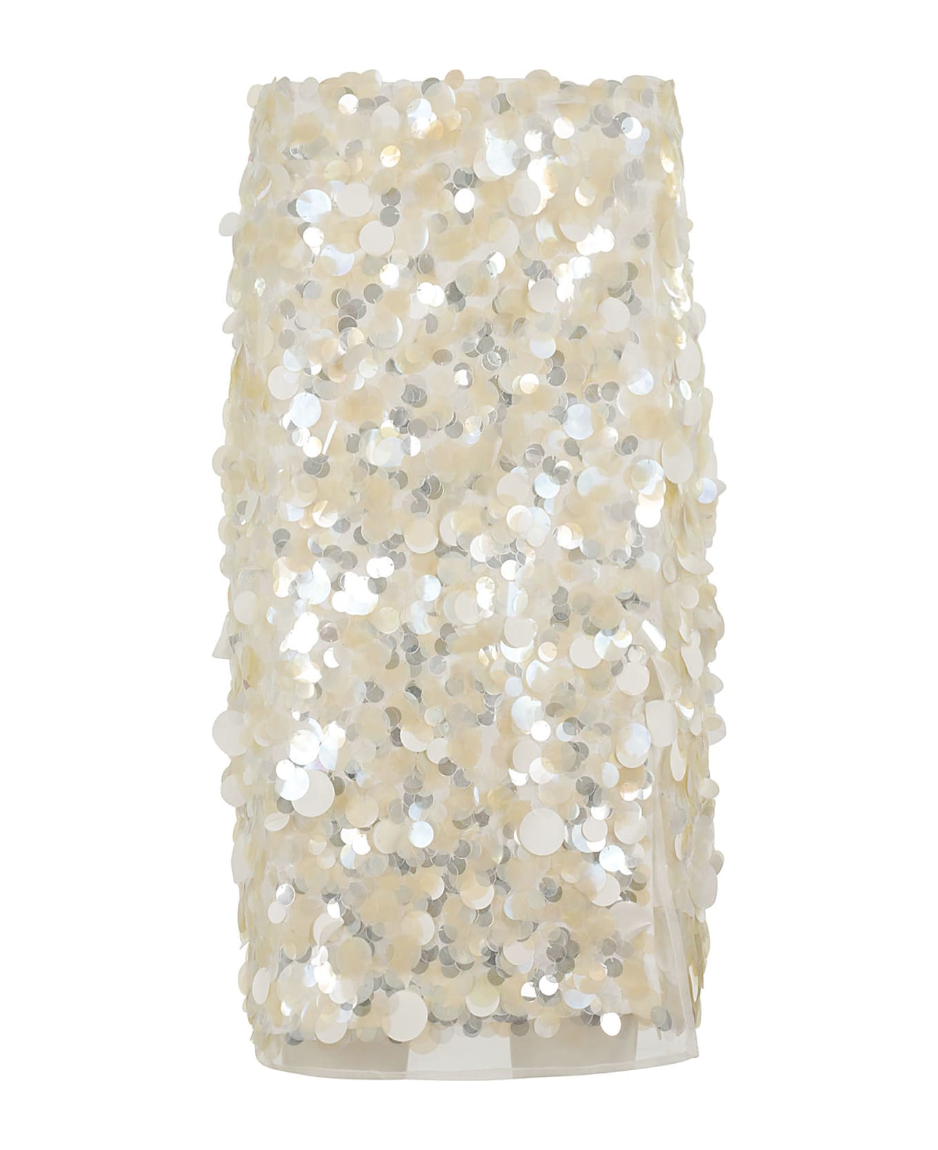 Róhe Embellished Handmade Skirt - Cream