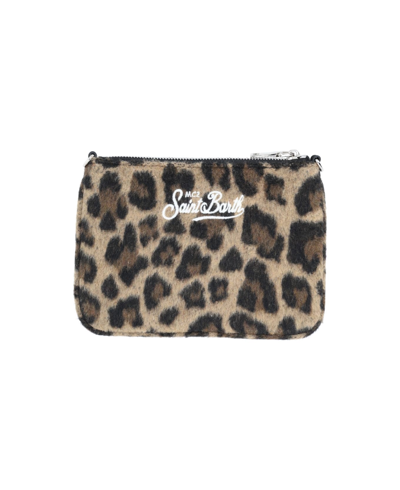 MC2 Saint Barth "parisienne Mini Felt" Bag - ANIMALIER