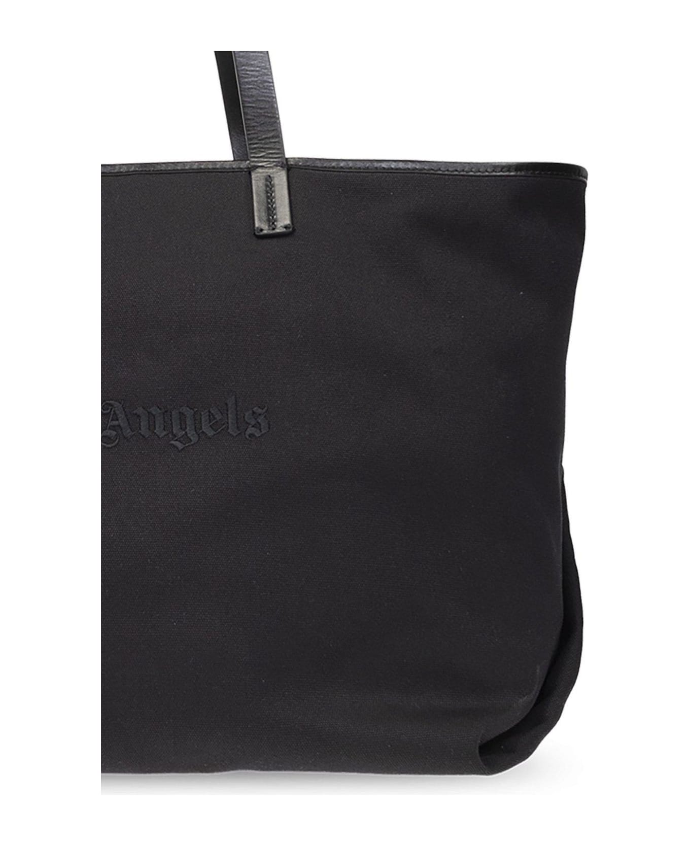 Palm Angels Logo Embroidered Tote Bag