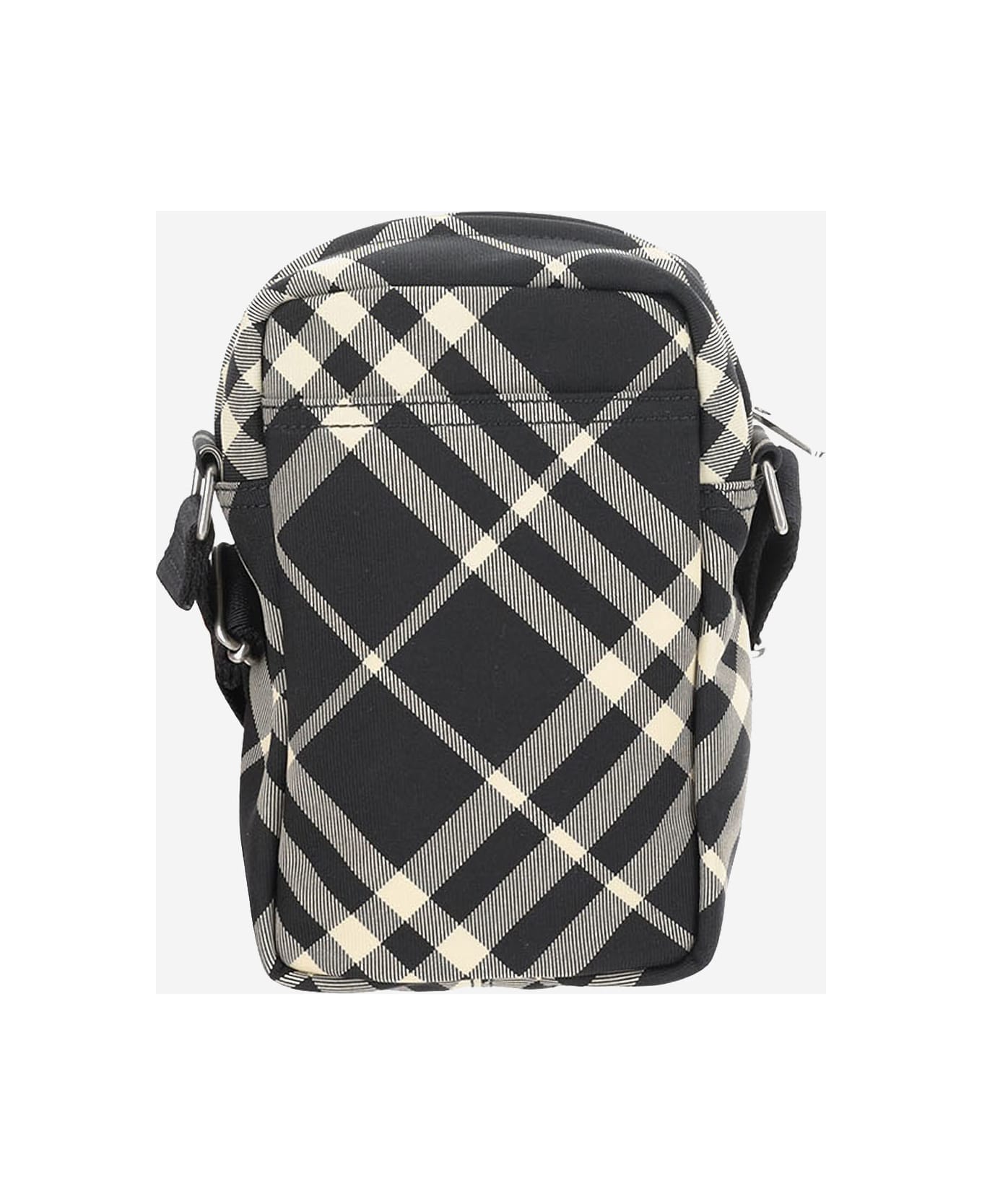 Burberry Check Pattern Shoulder Bag - Red