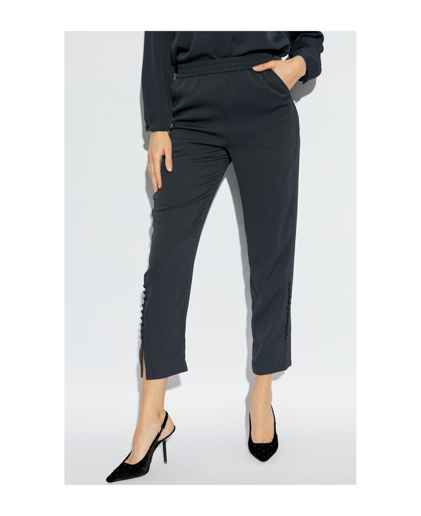 Emporio Armani Loose-fitting Pants - OVERSEAS BLUE