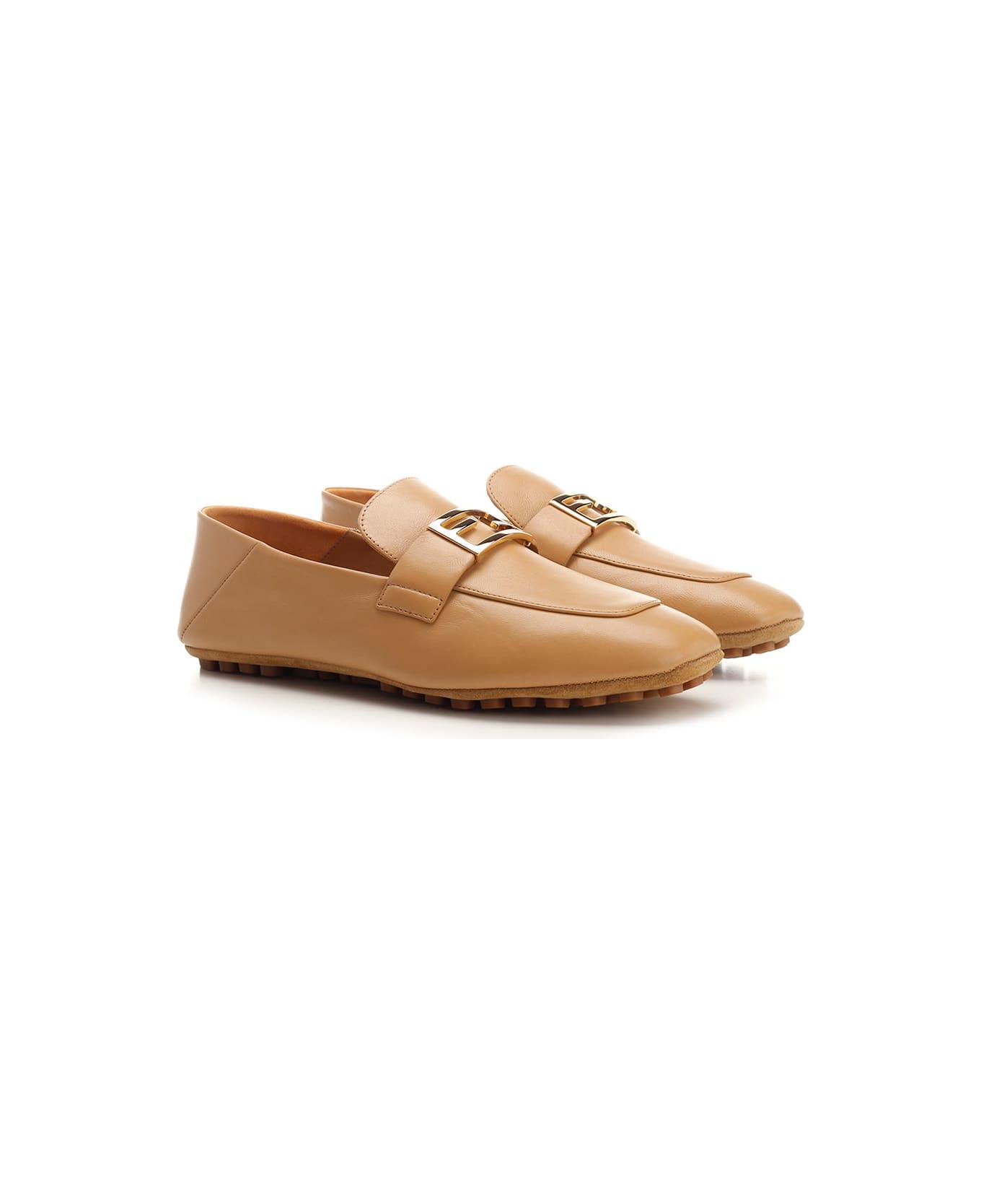 Fendi "baguette" Loafer - Beige