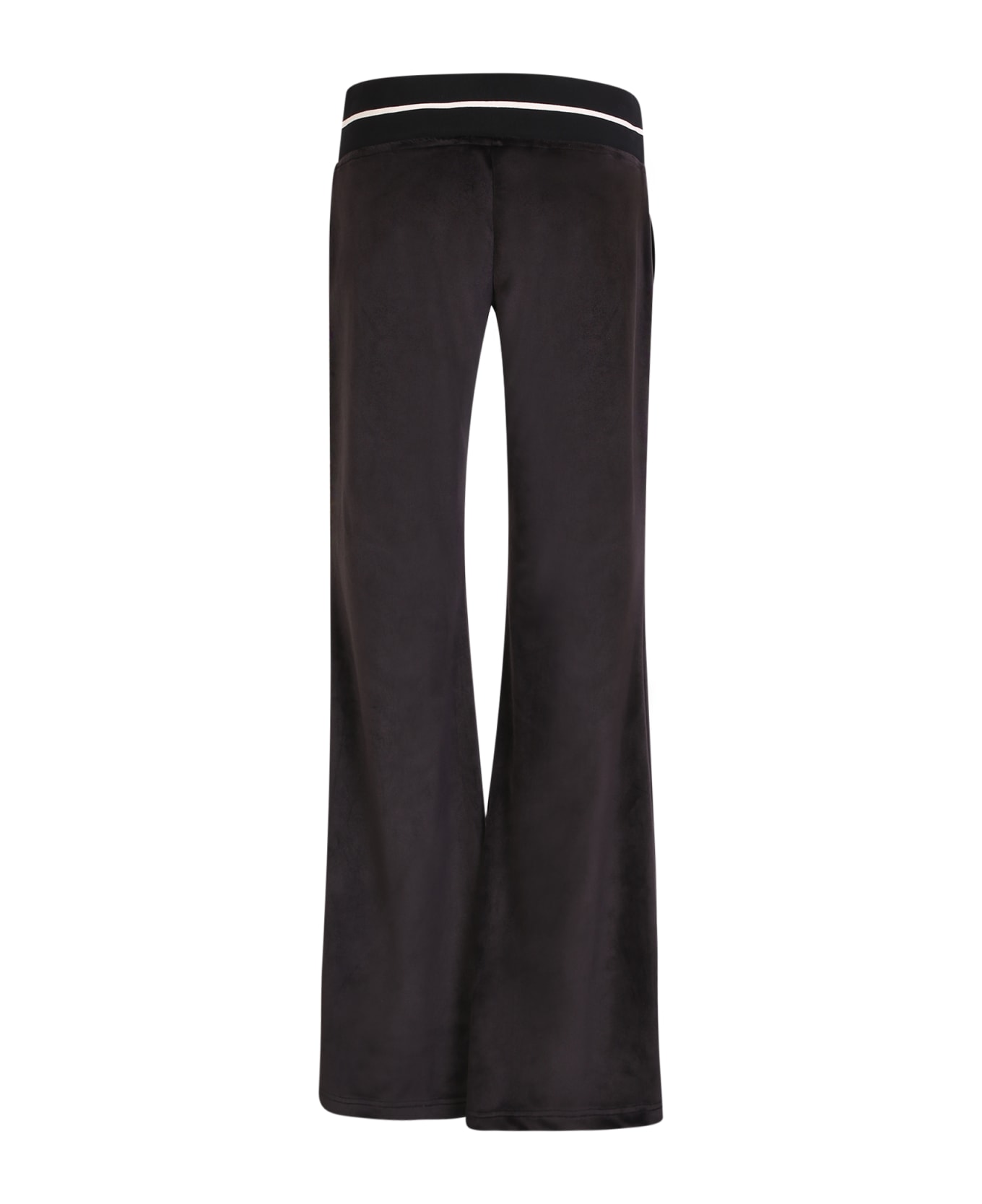 Palm Angels Chenille Trousers - Black ボトムス