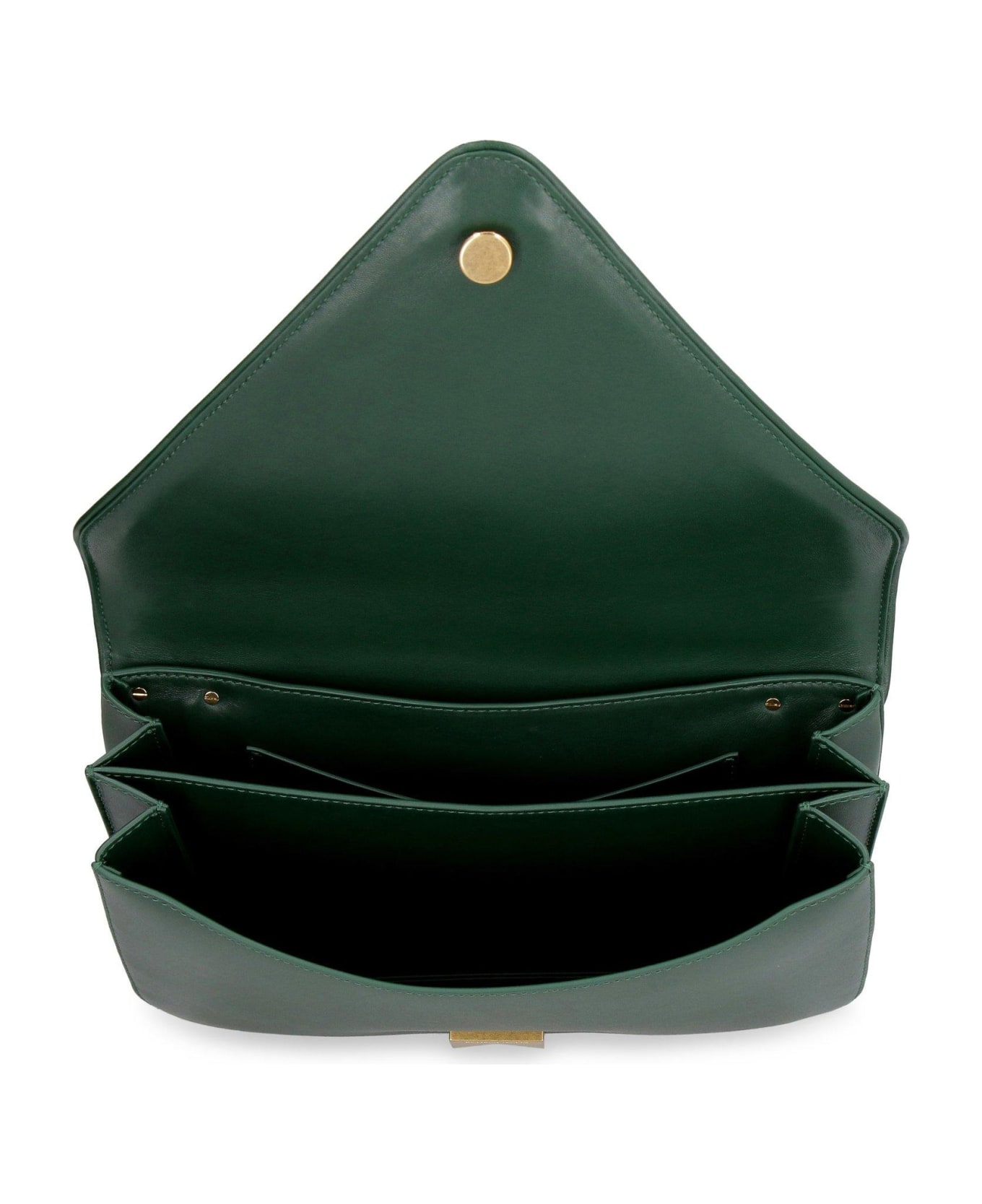 Bottega Veneta Mount Envelope Shoulder Bag - GREEN