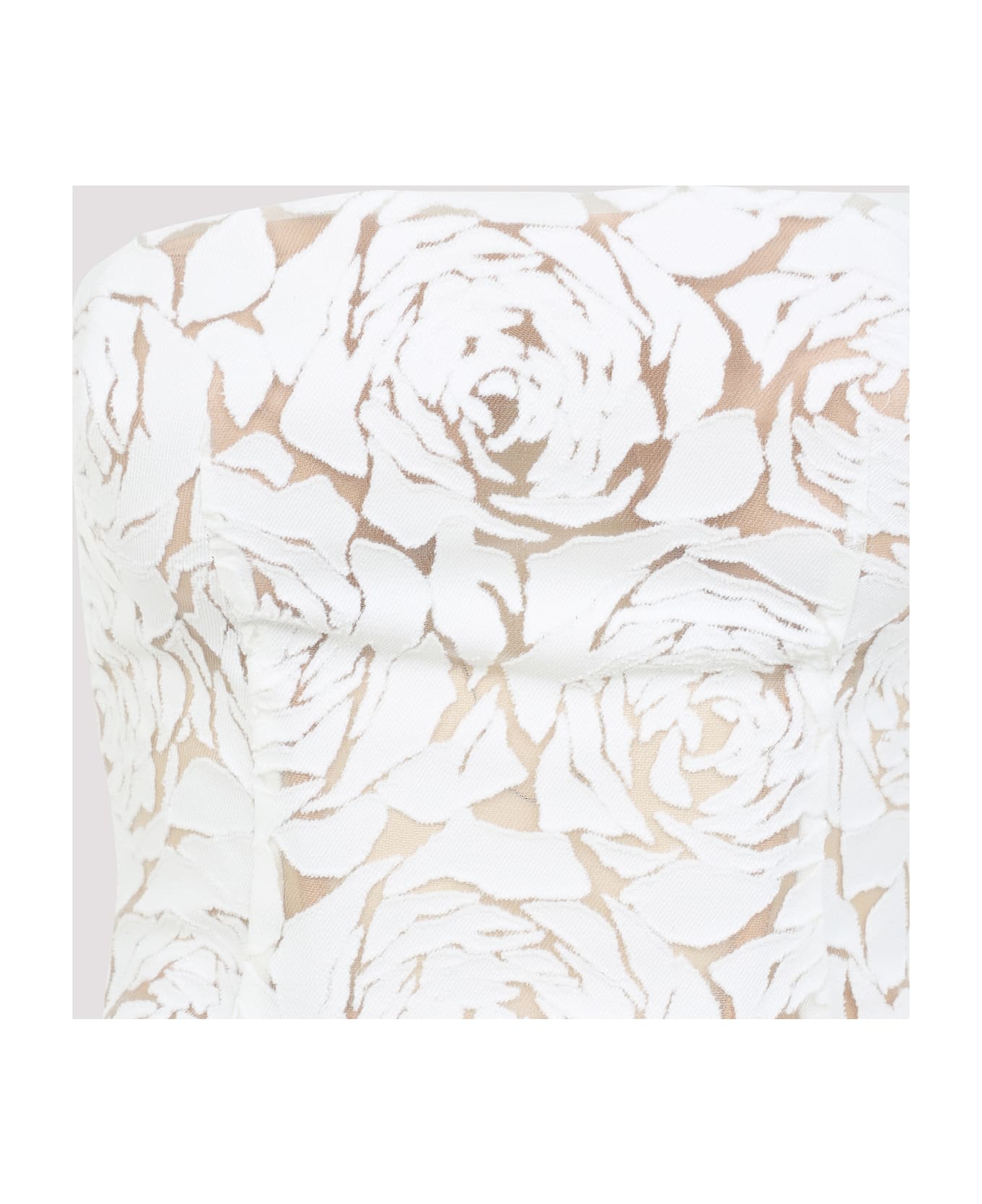 Ermanno Scervino Lace Midi Dress - Snow White