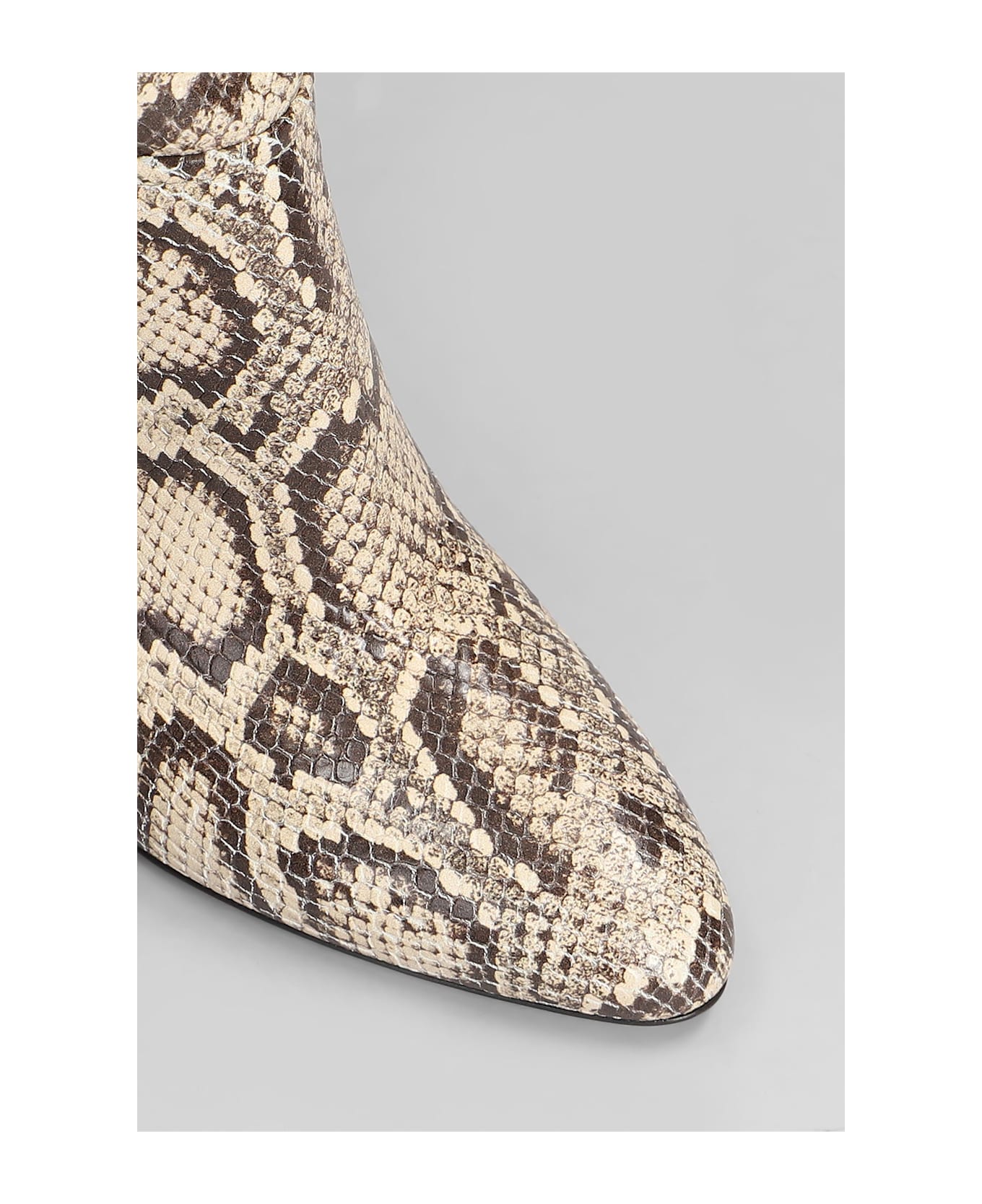 Paris Texas Lavinia Boot 75 High Heels Boots In Python Print Leather - python print