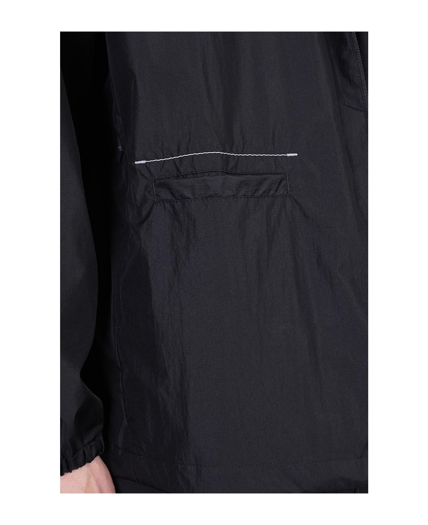 And Wander Casual Jacket In Black Nylon - black