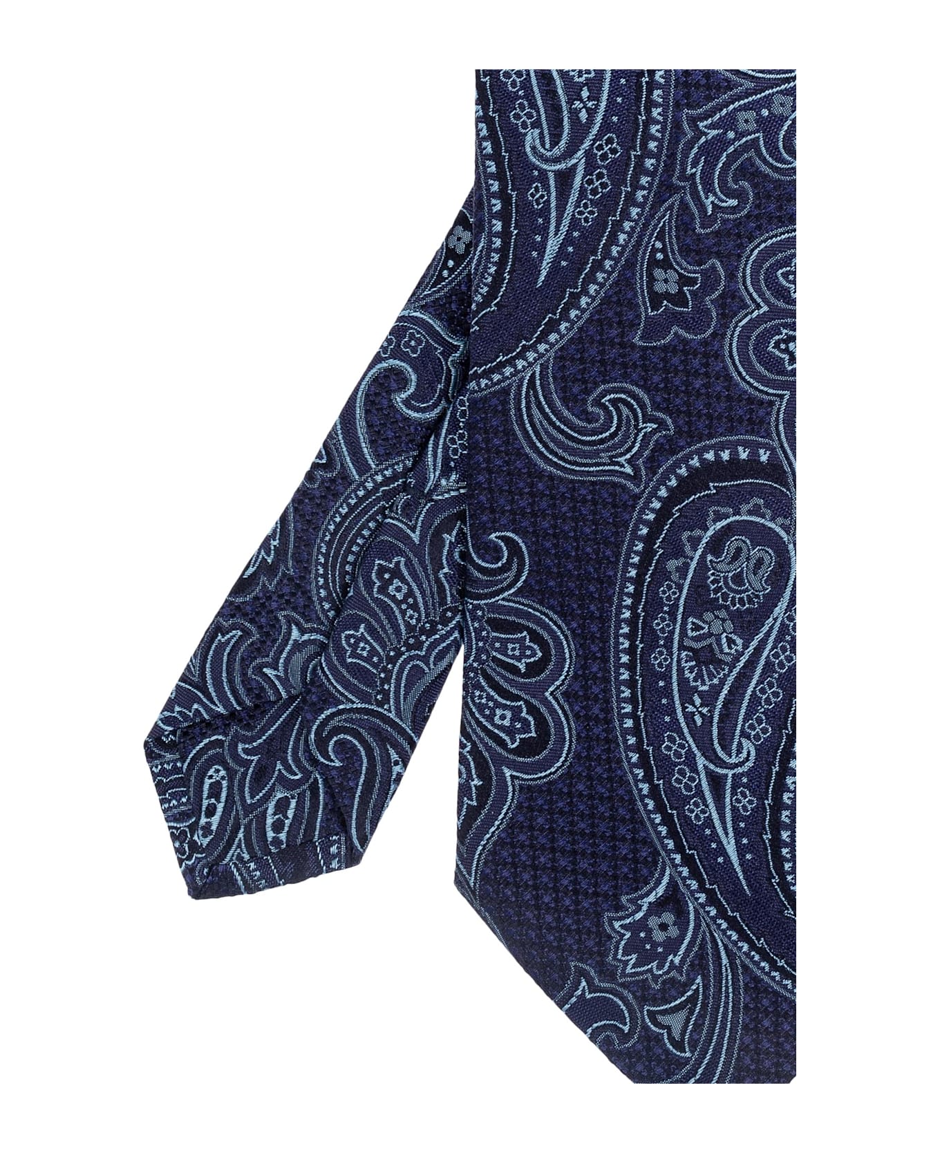 Etro Patterned Tie - BLUE