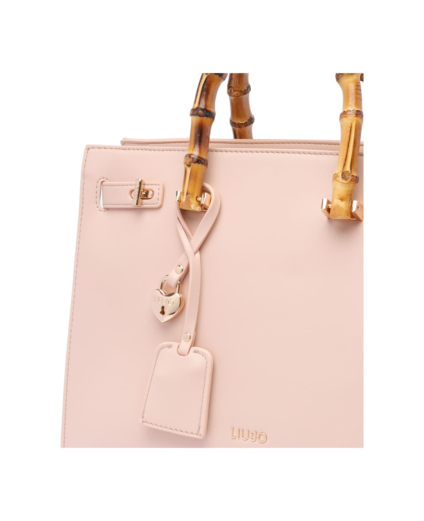 Liu-Jo Logo Tote Bag - Pink