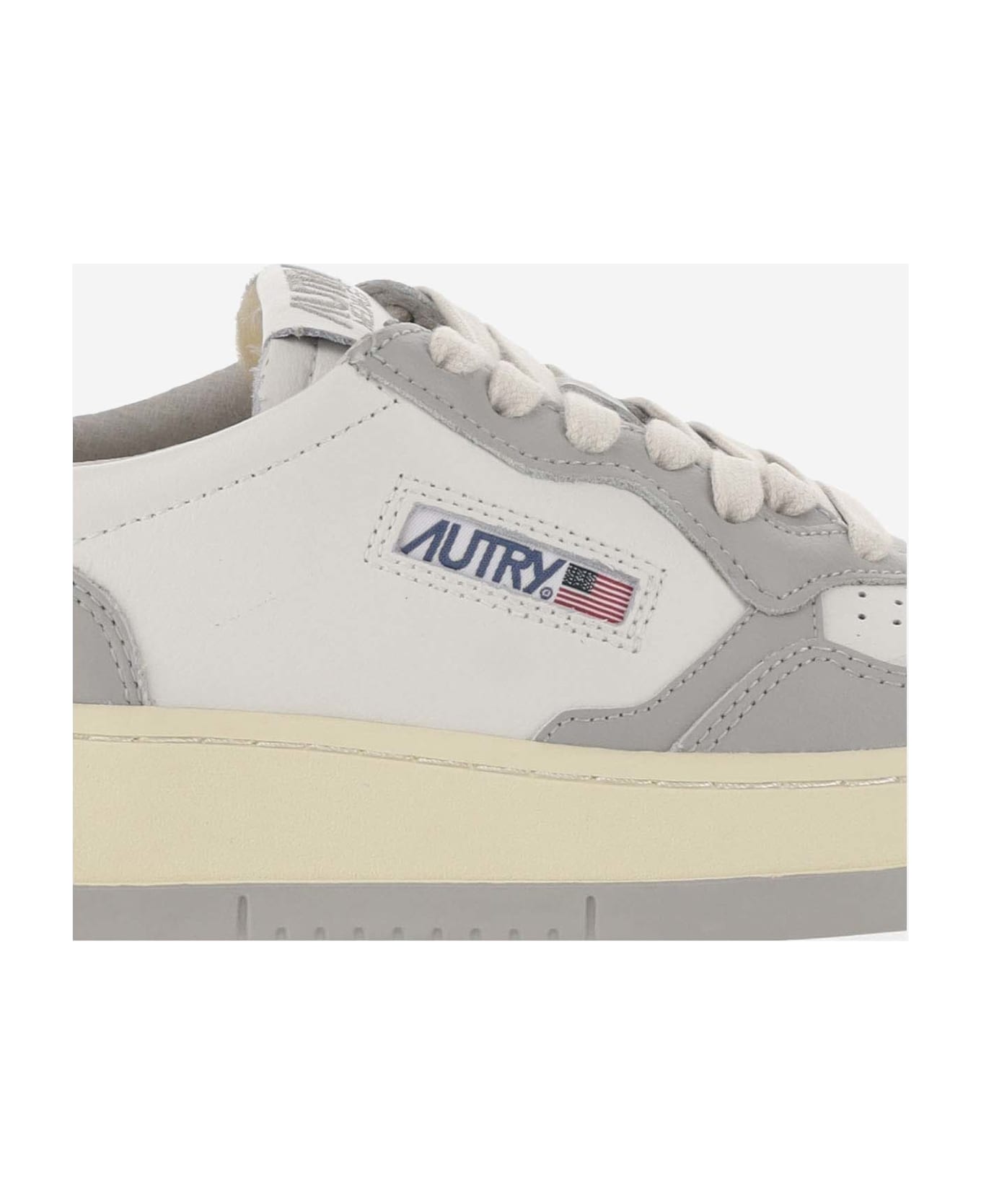 Autry Medalist Color-block Sneakers - Wht/vapor