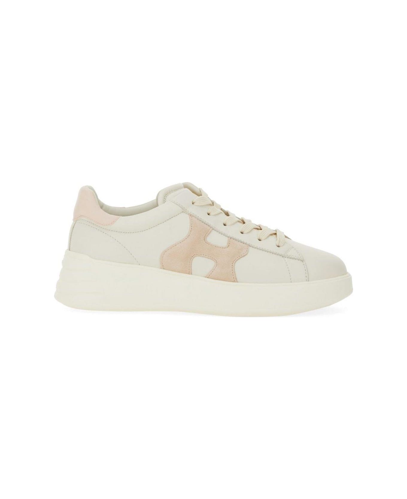 Hogan Rebel Low-top Sneakers - WHITE, pink