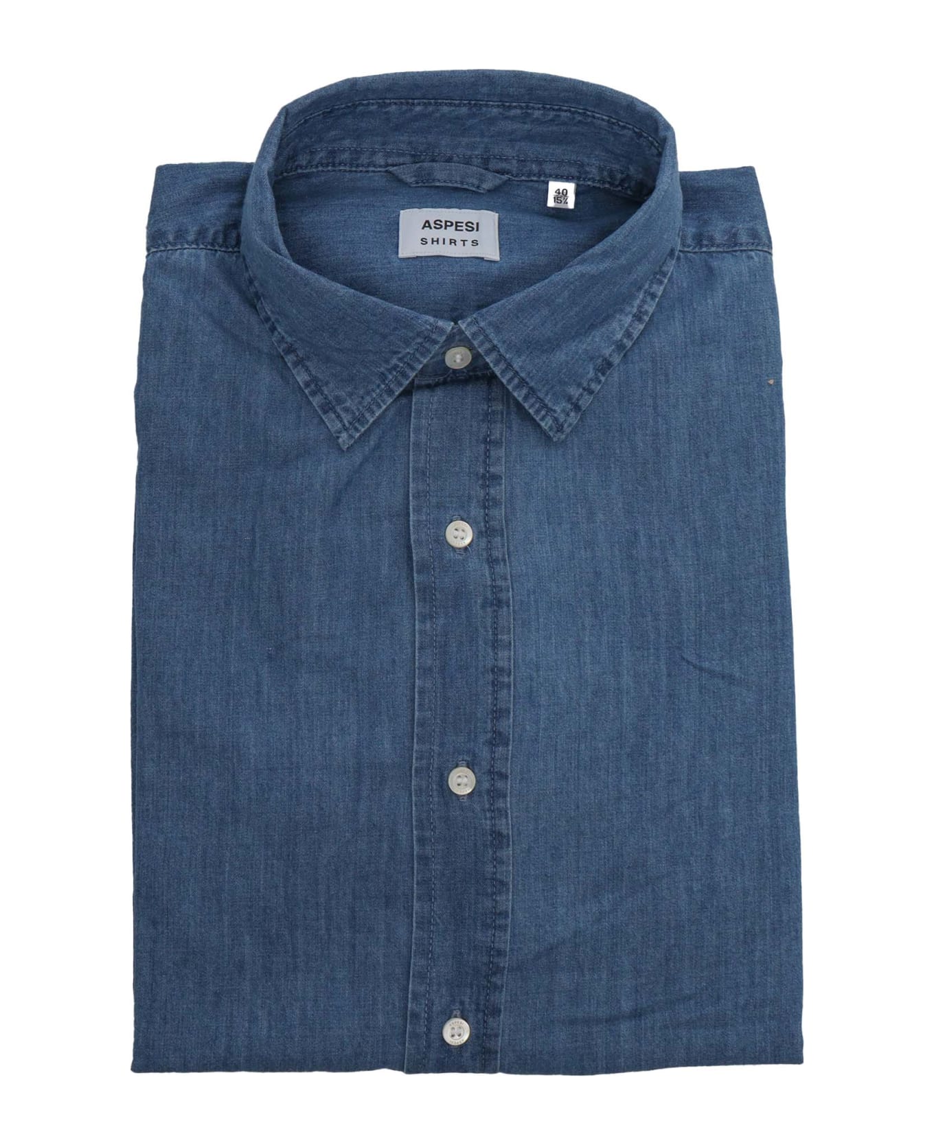 Aspesi Jeans Shirt - BLUE