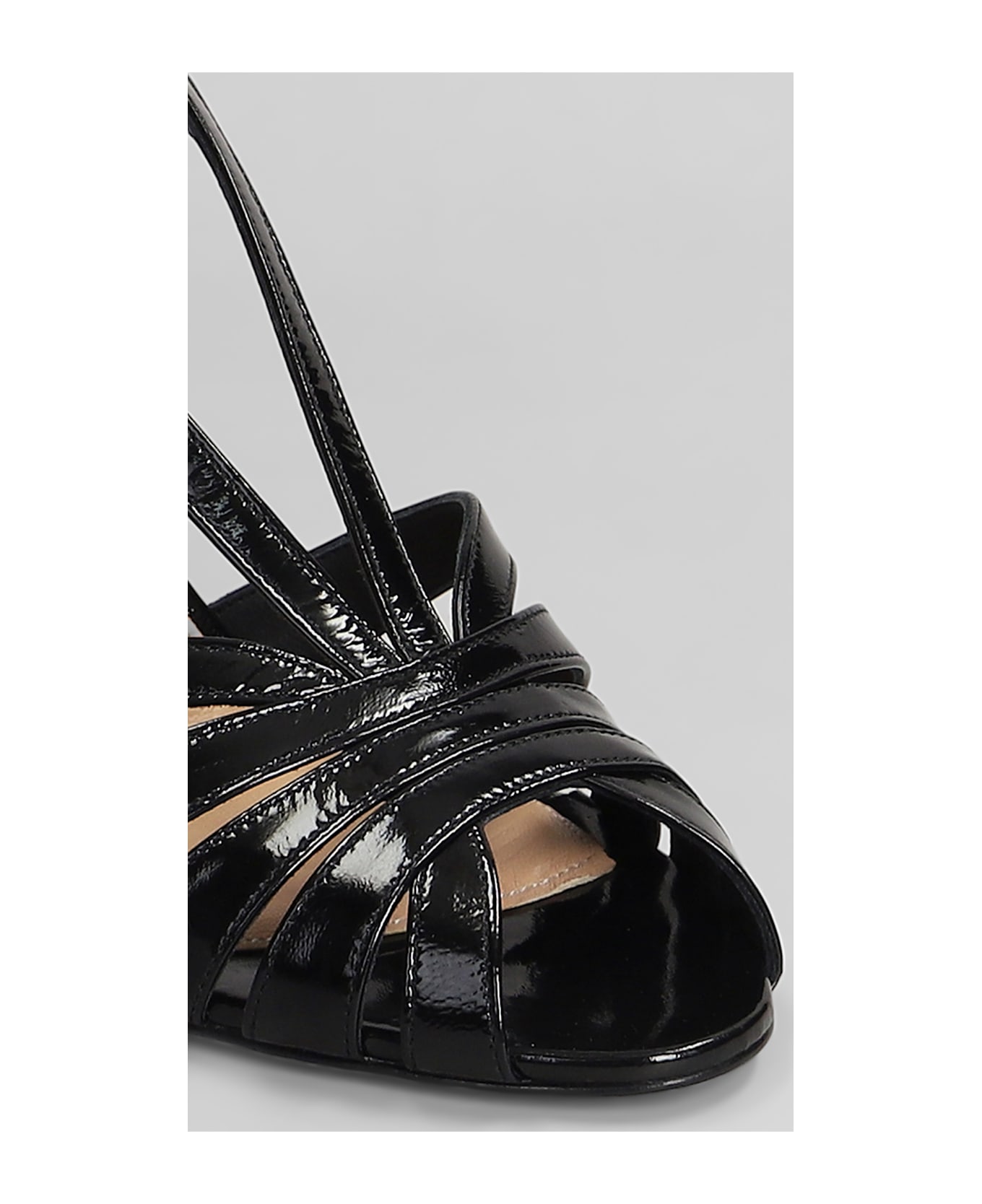 The Seller Sandals In Black Leather - black