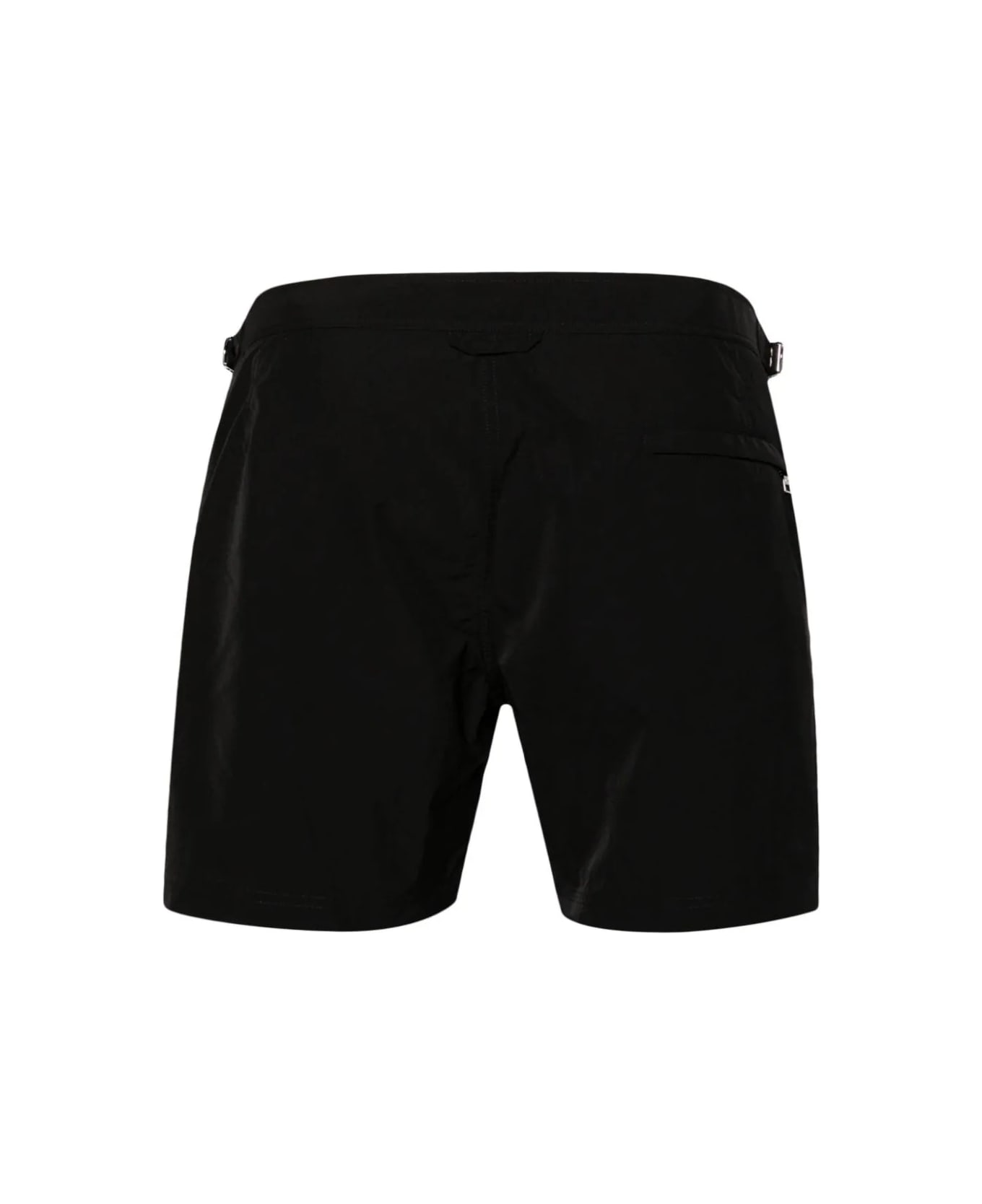 Alexander McQueen Black Swimwear With Two-tone Logo - Black