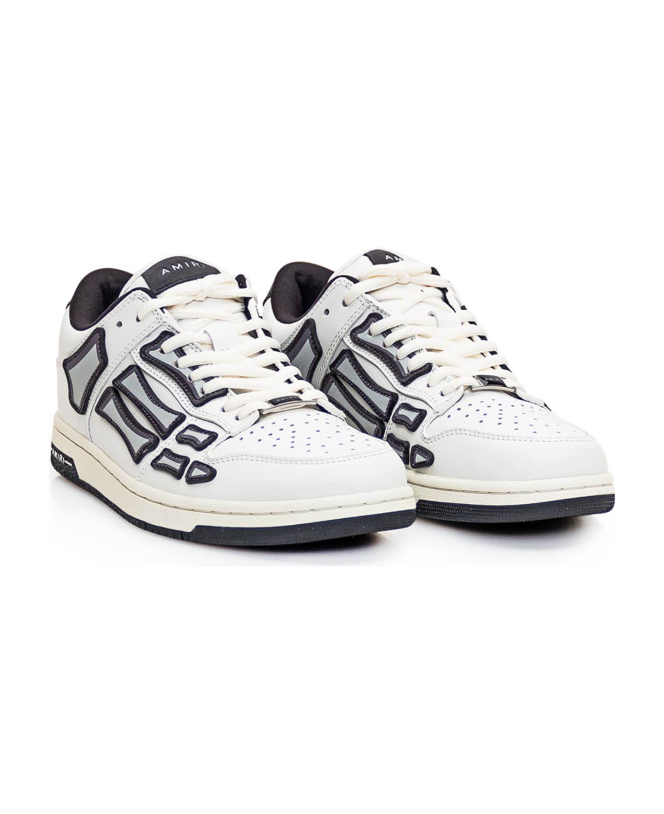 AMIRI Skel Top Sneaker - WHITE/BLACK