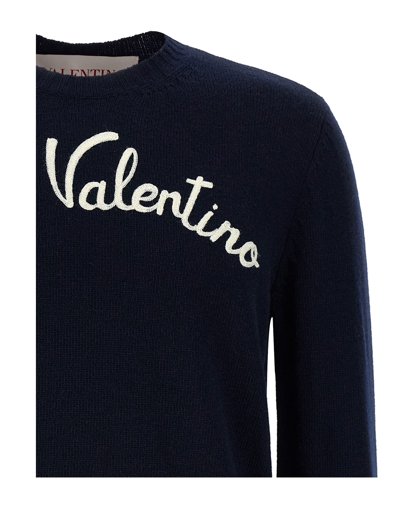 Valentino Garavani 'chez Valentino' Sweater - Blue ニットウェア