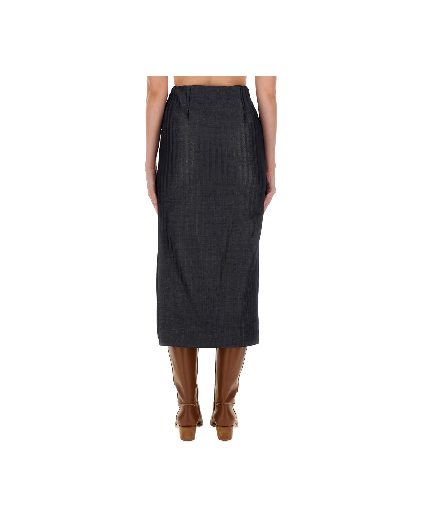 【関税&送料込】Etro Wool Blend Pencil Skirt Etro Pencil Midi Skirt In Wool-blend Fabric | italist