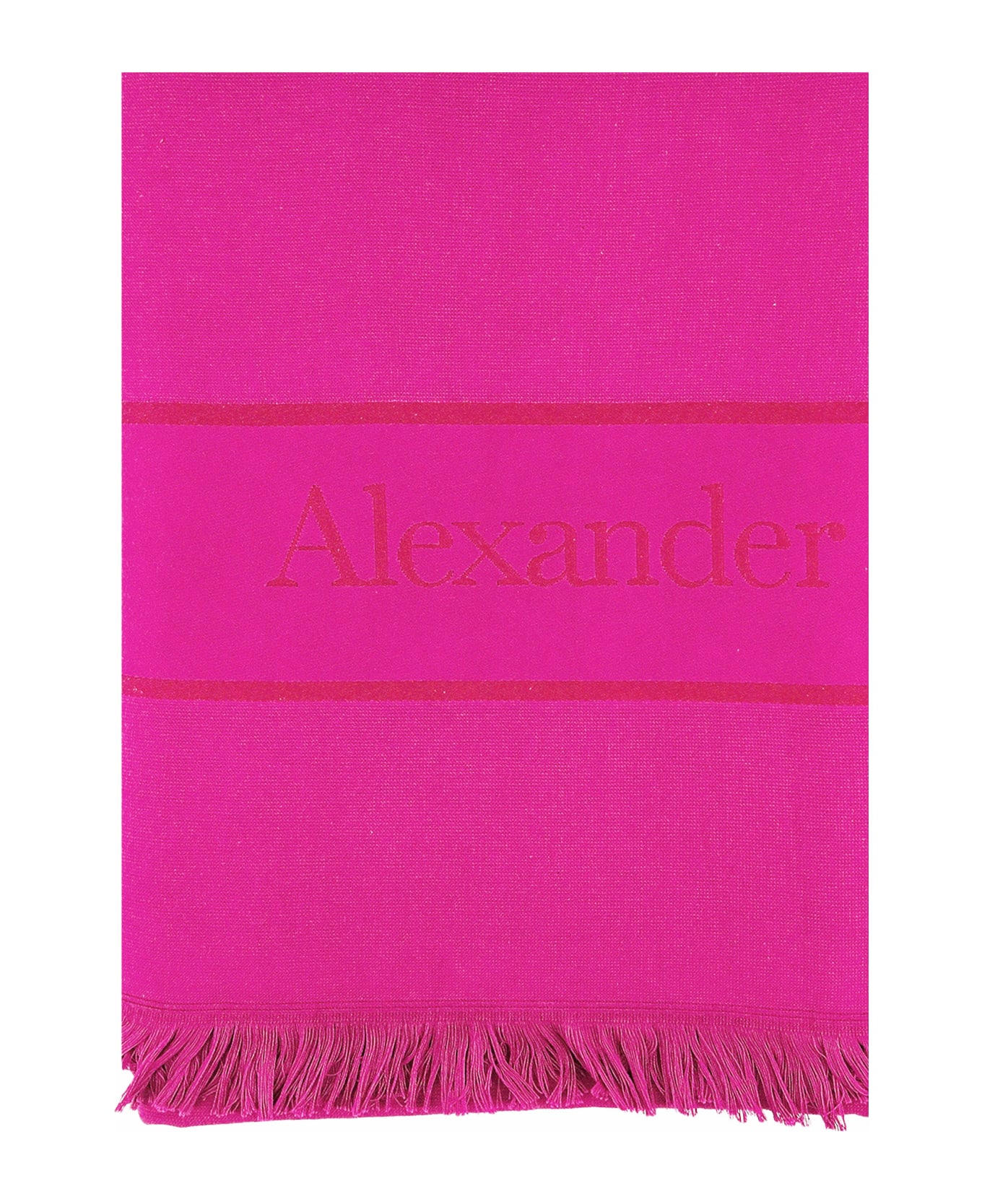 Alexander McQueen Sa Trave Selvedge Scarf - Pink