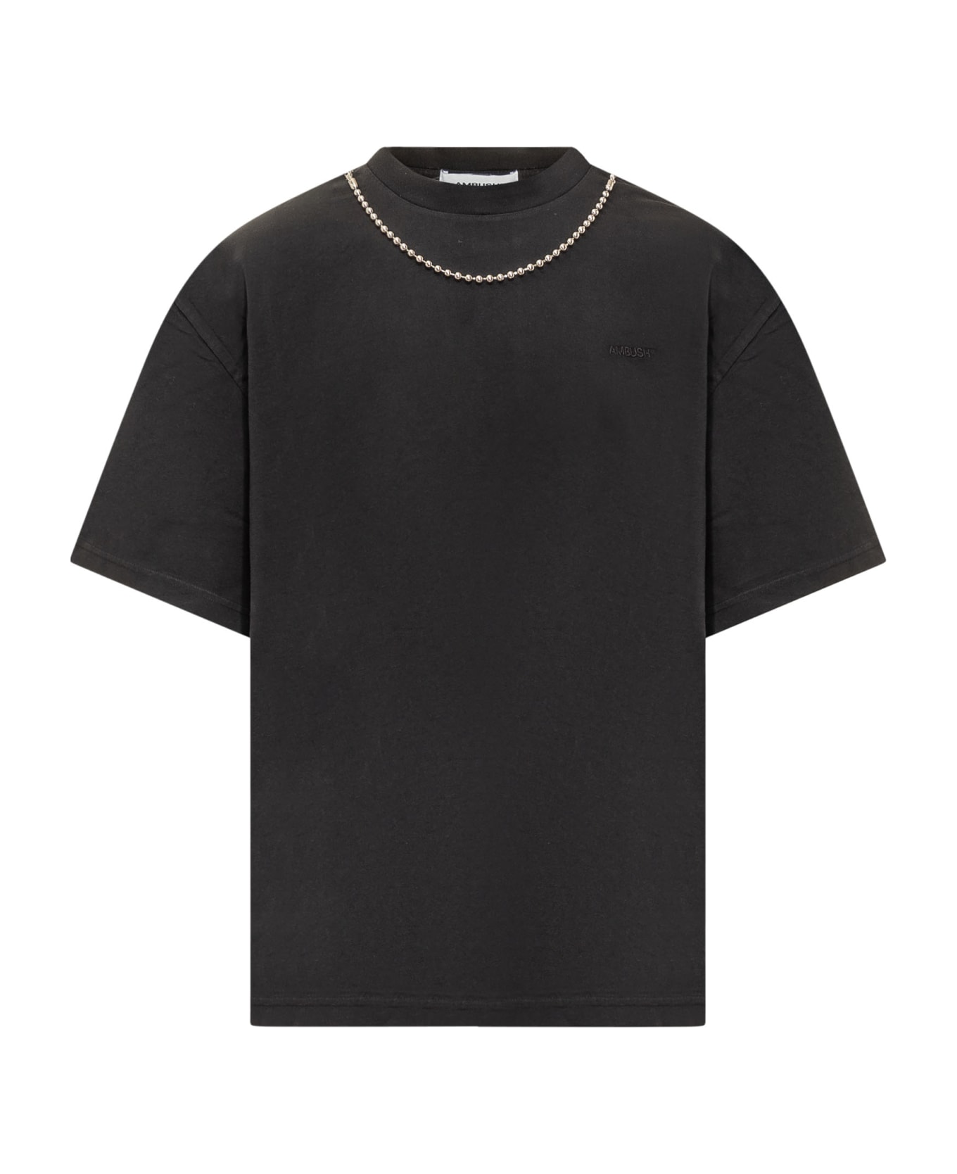 AMBUSH Ballchain Crewneck T-shirt - BLACK シャツ