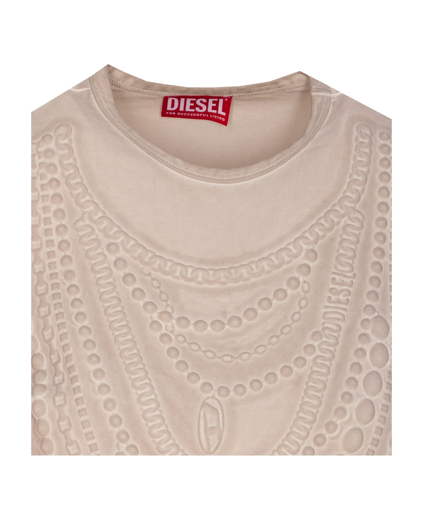 Diesel T-nekka Top - Beige