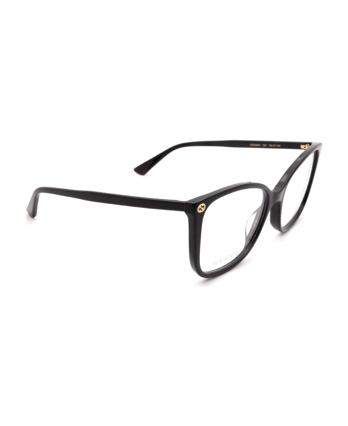 Gucci Eyewear Gg0026o Black Glasses - Black アイウェア