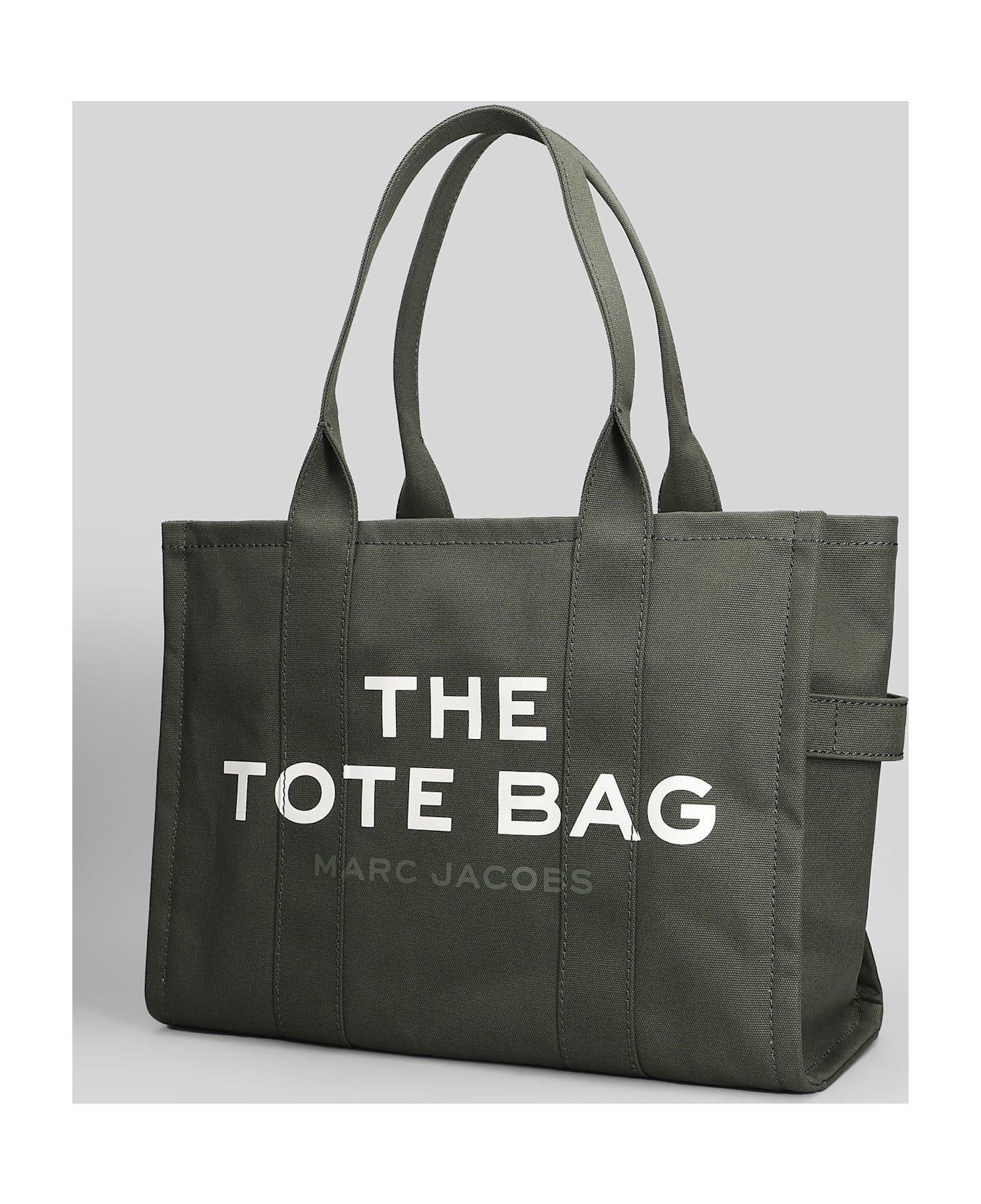 Marc Jacobs The Large Tote Tote In Green Cotton - green