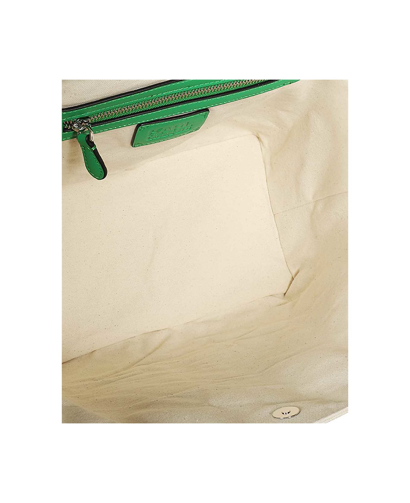 Karl Lagerfeld Canvas Tote Bag - Beige