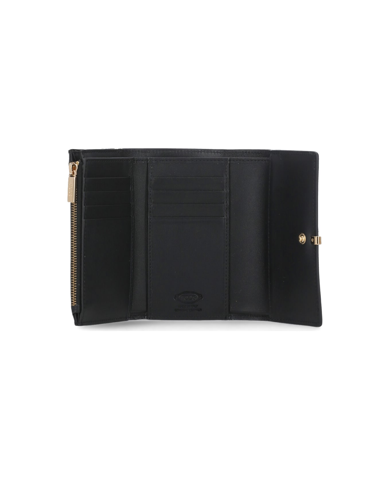 Tod
s Dbm Trifold Wallet - Black