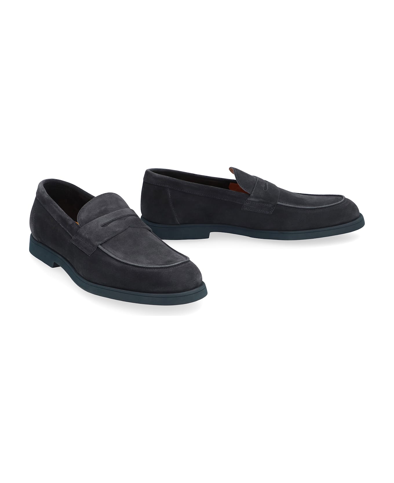 Doucal
s Suede Loafers - blue