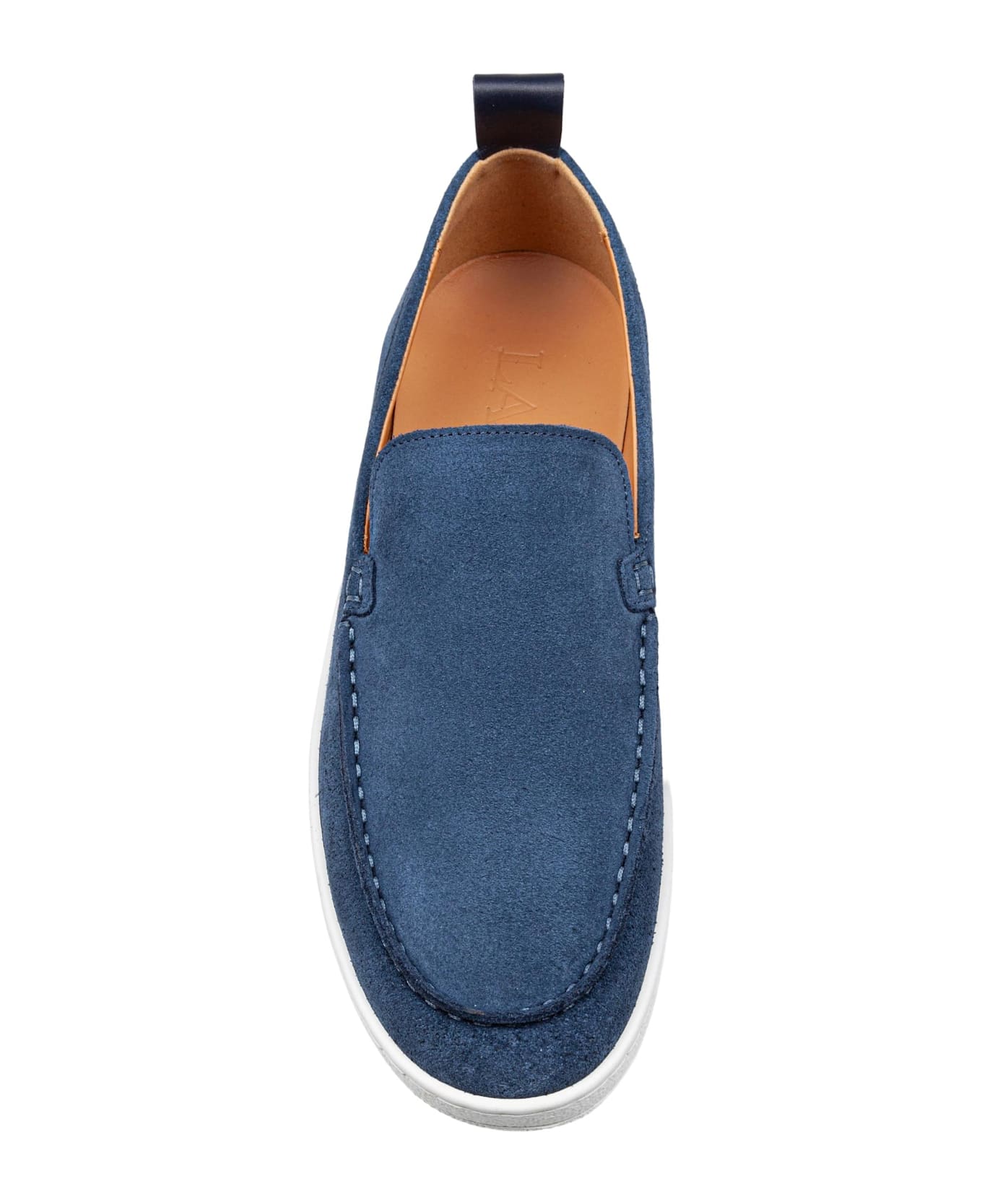 Lanvin Suede Slipper Navy Blue Color - Blu navy
