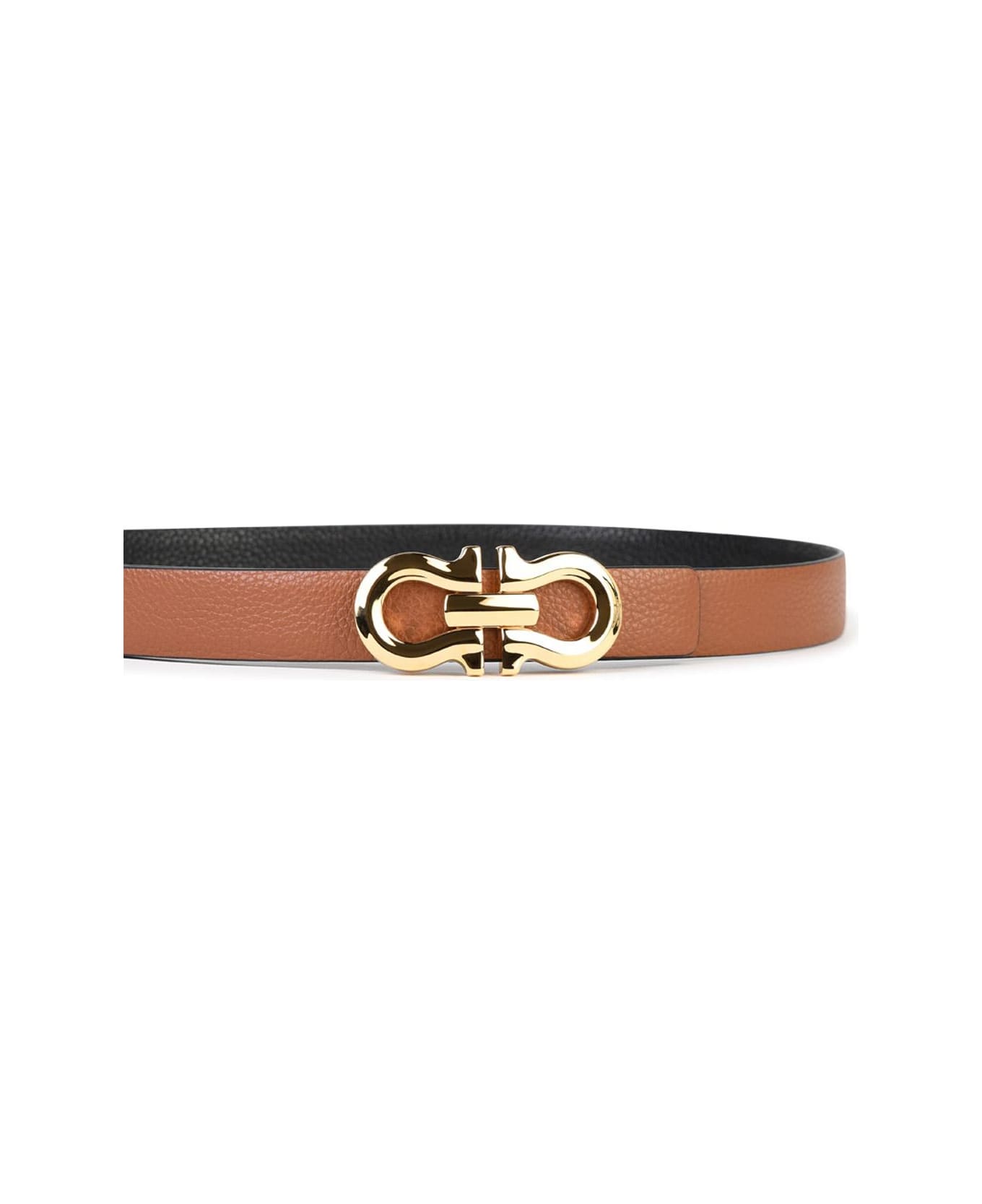 Ferragamo Brown Leather Belt - Brown