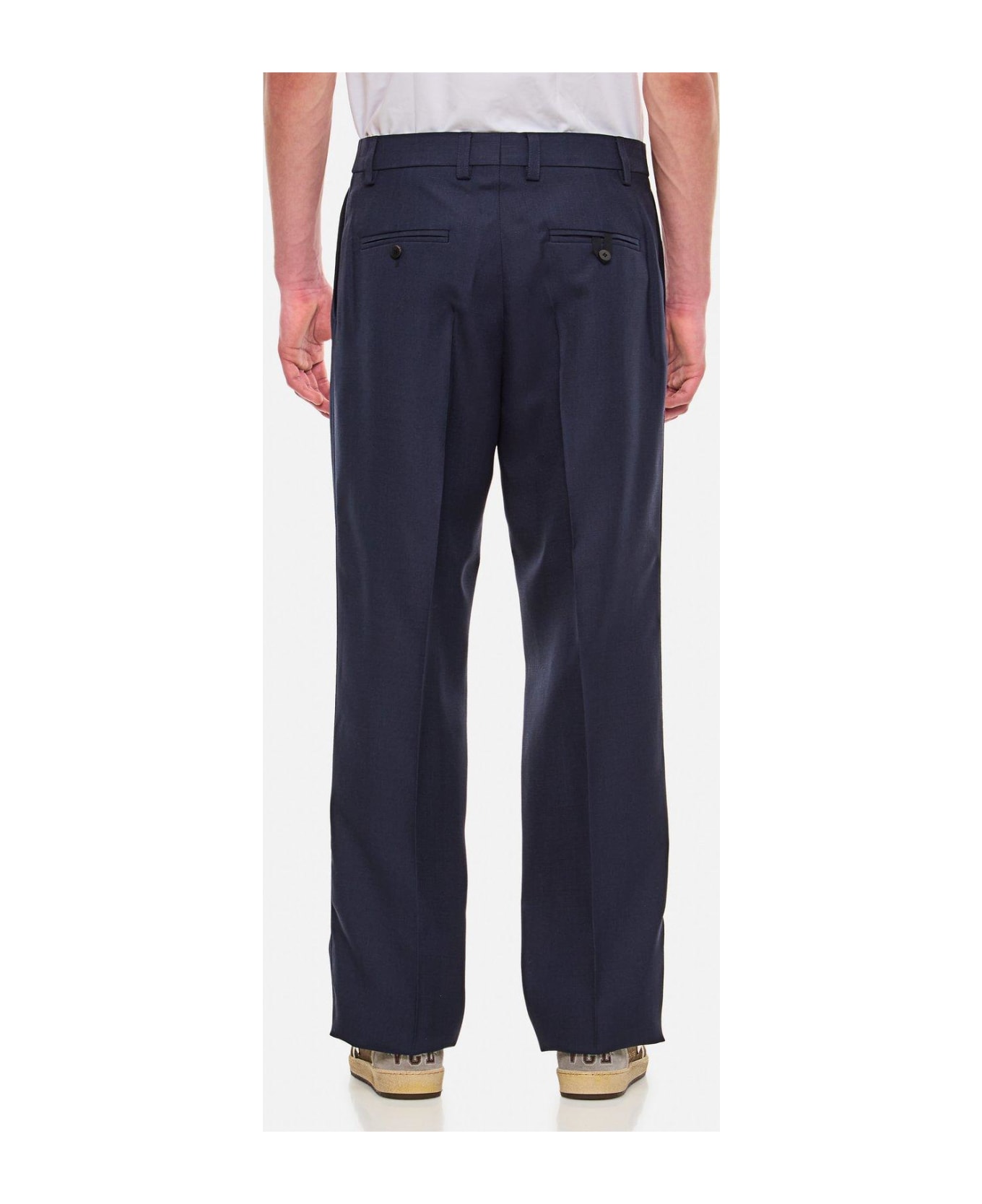 Jacquemus Straight Pants - Blu Navy